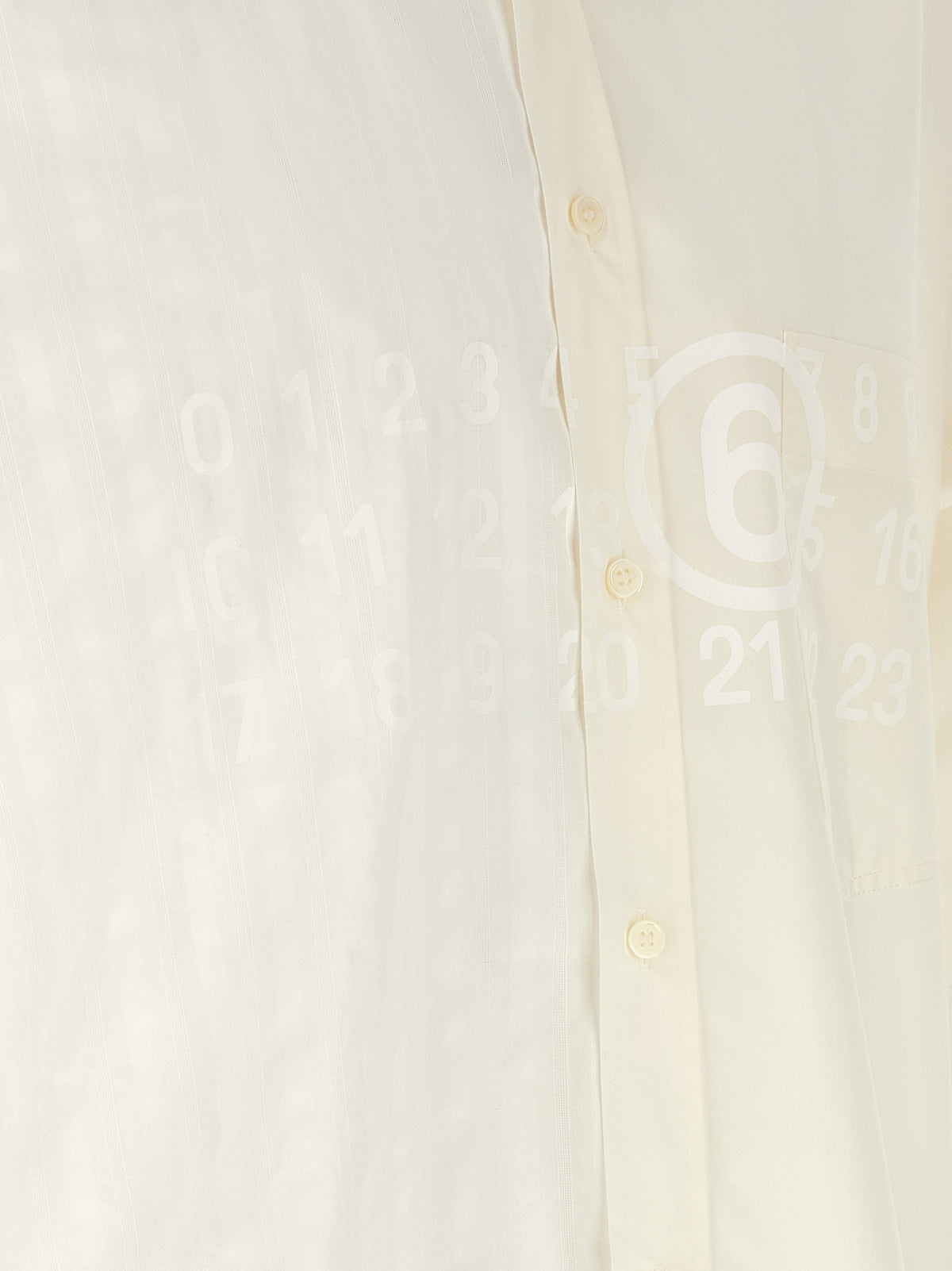 MM6 Maison Margiela White Cotton Blouse