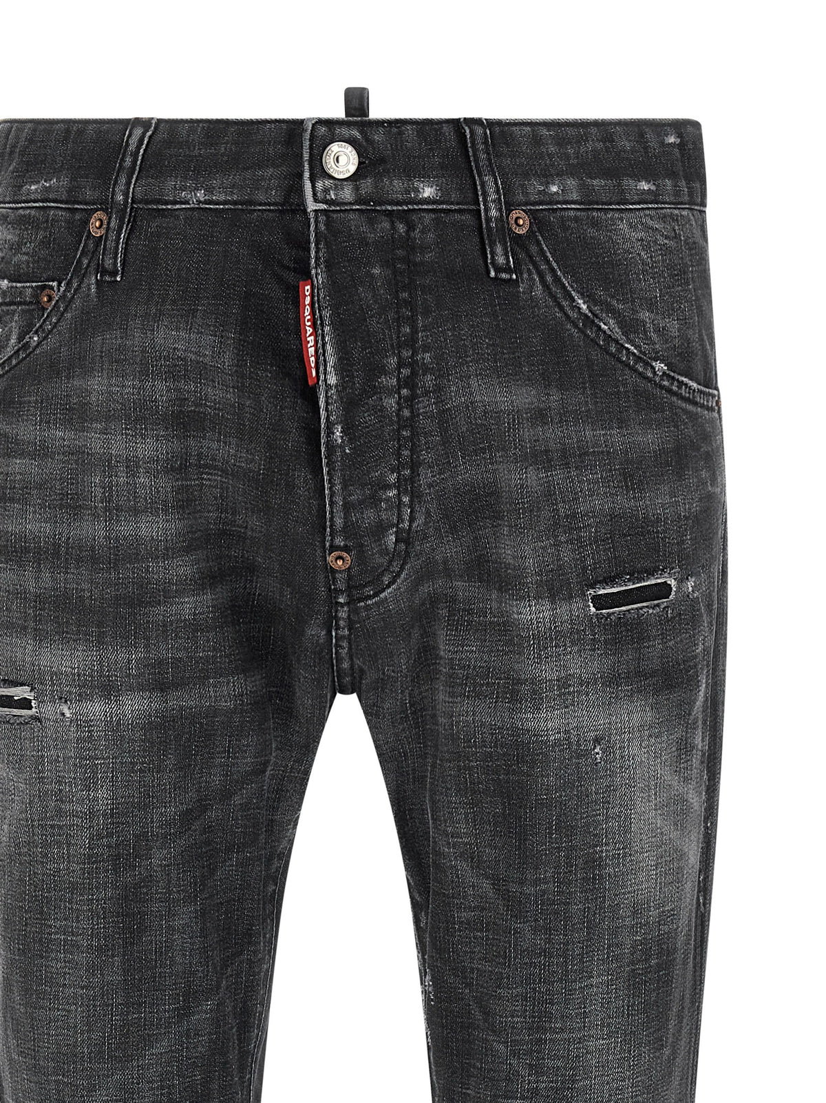 Dsquared² Black Cotton Jeans Denim