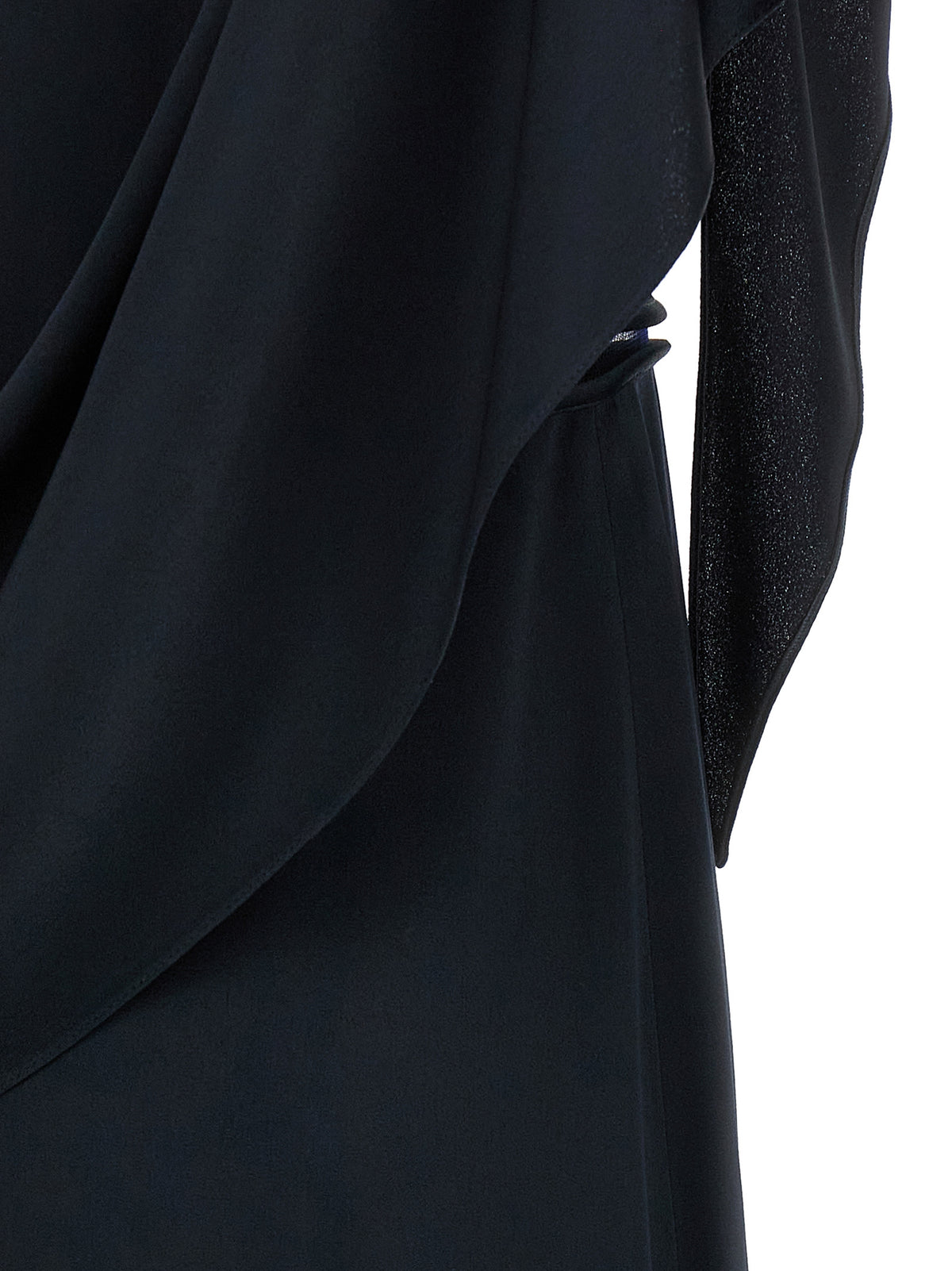 Fabiana Filippi Blue Viscose Midi Dress