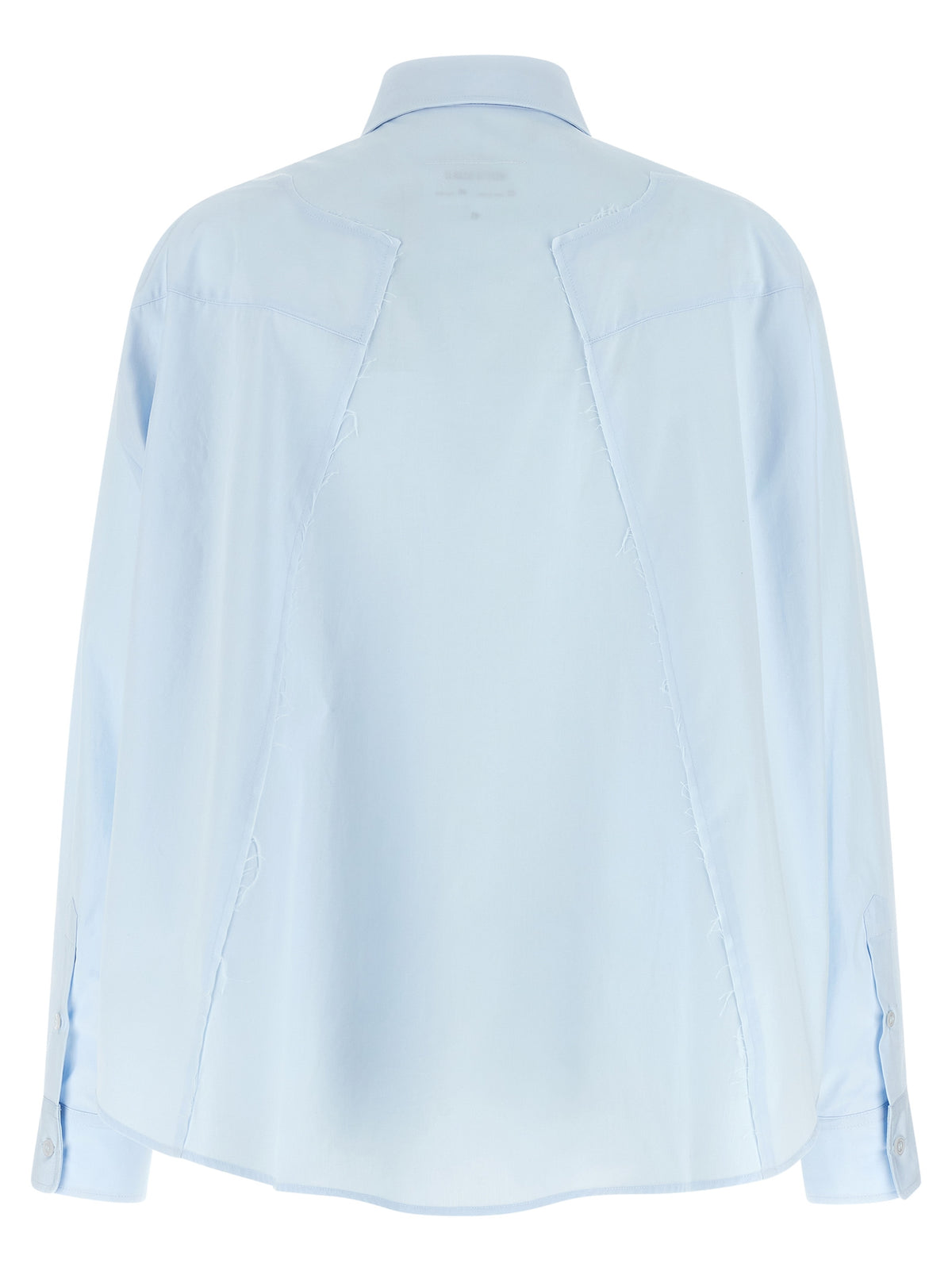 MM6 Maison Margiela Blue Cotton Blouse