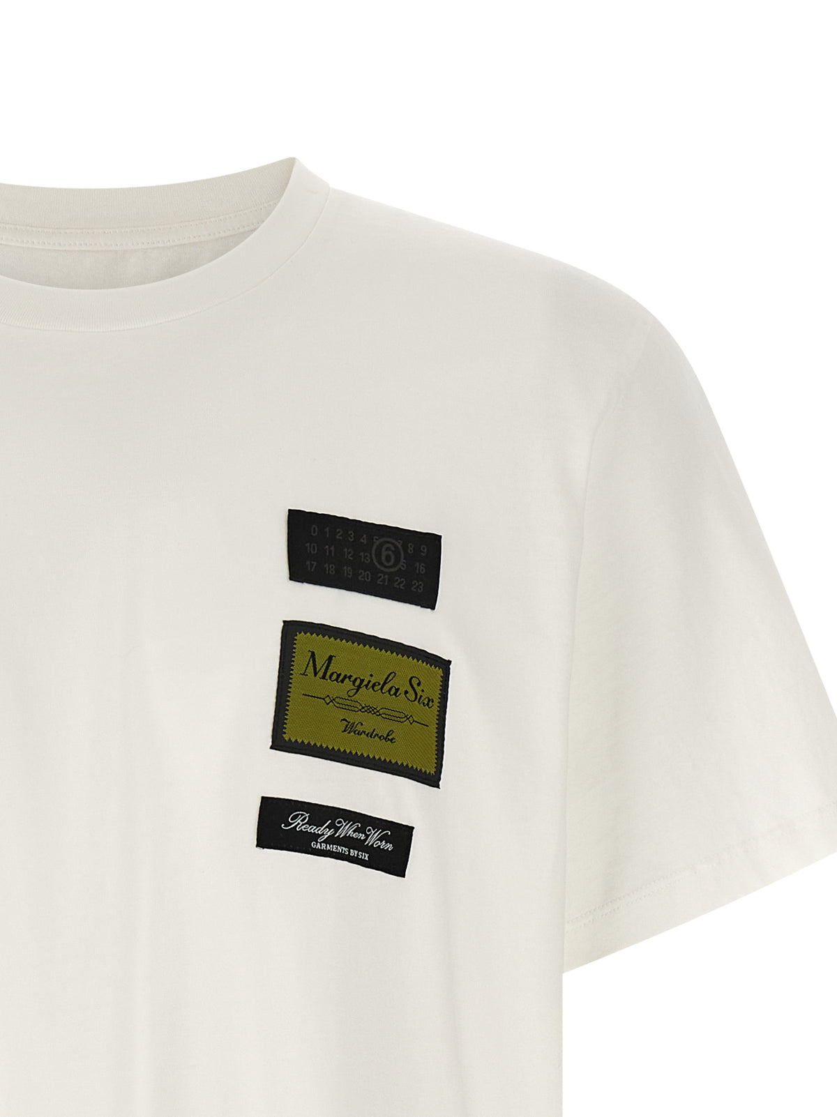 MM6 Maison Margiela White Cotton T-Shirt