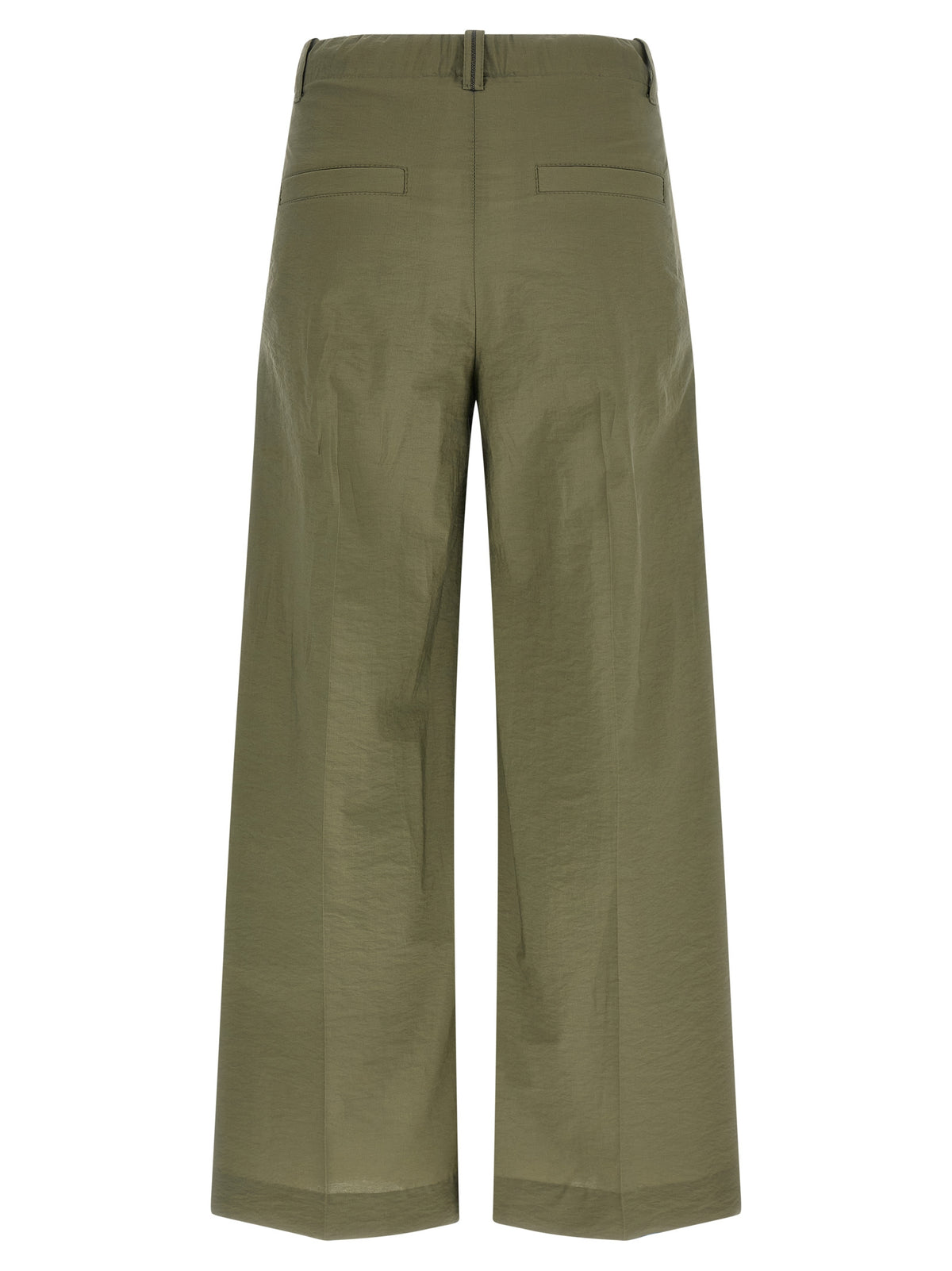 Brunello Cucinelli Bicolor Cotton Casual Pants
