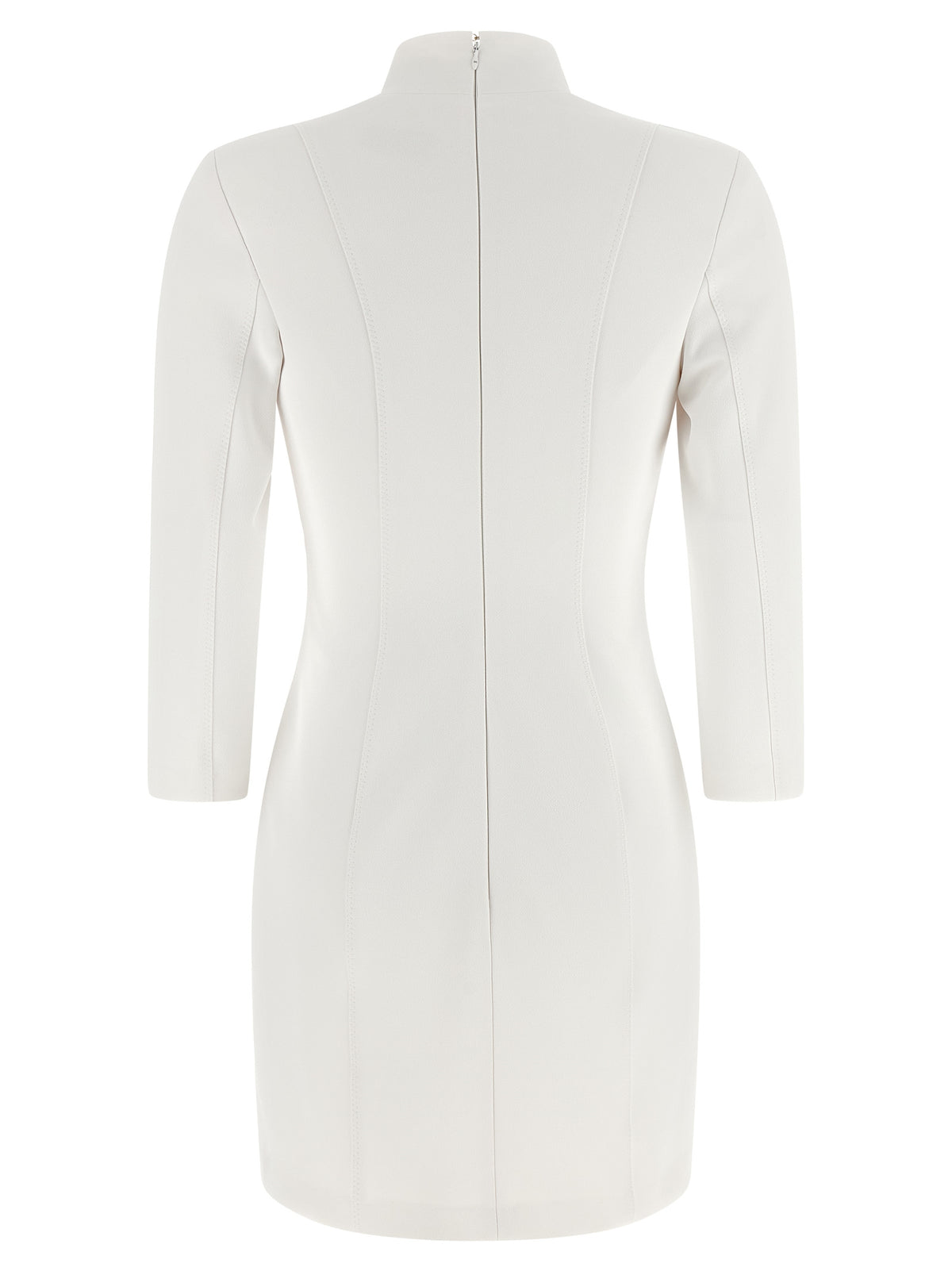 Elisabetta Franchi White Polyester Short Dress