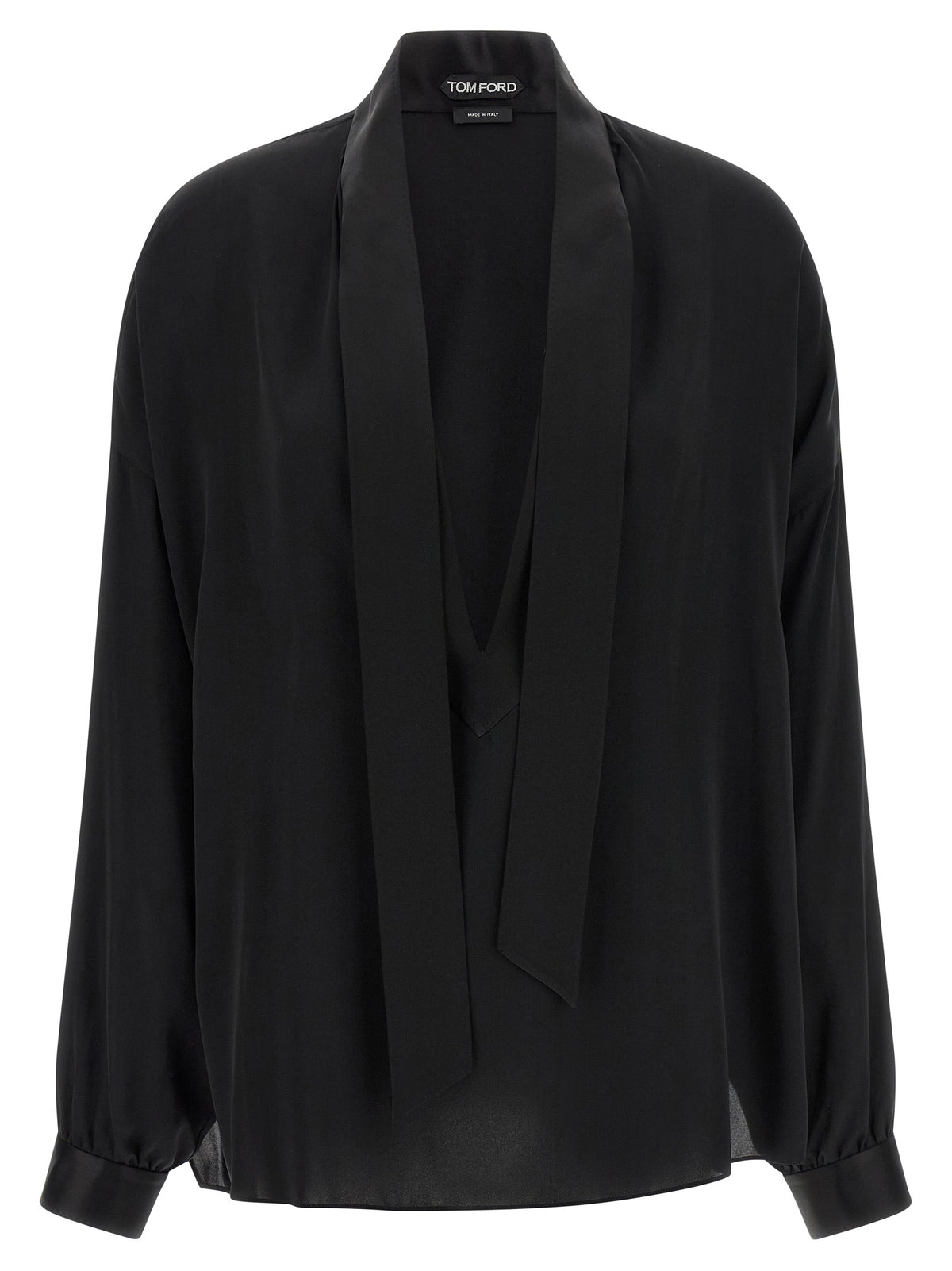 Tom Ford Black Silk Blouse