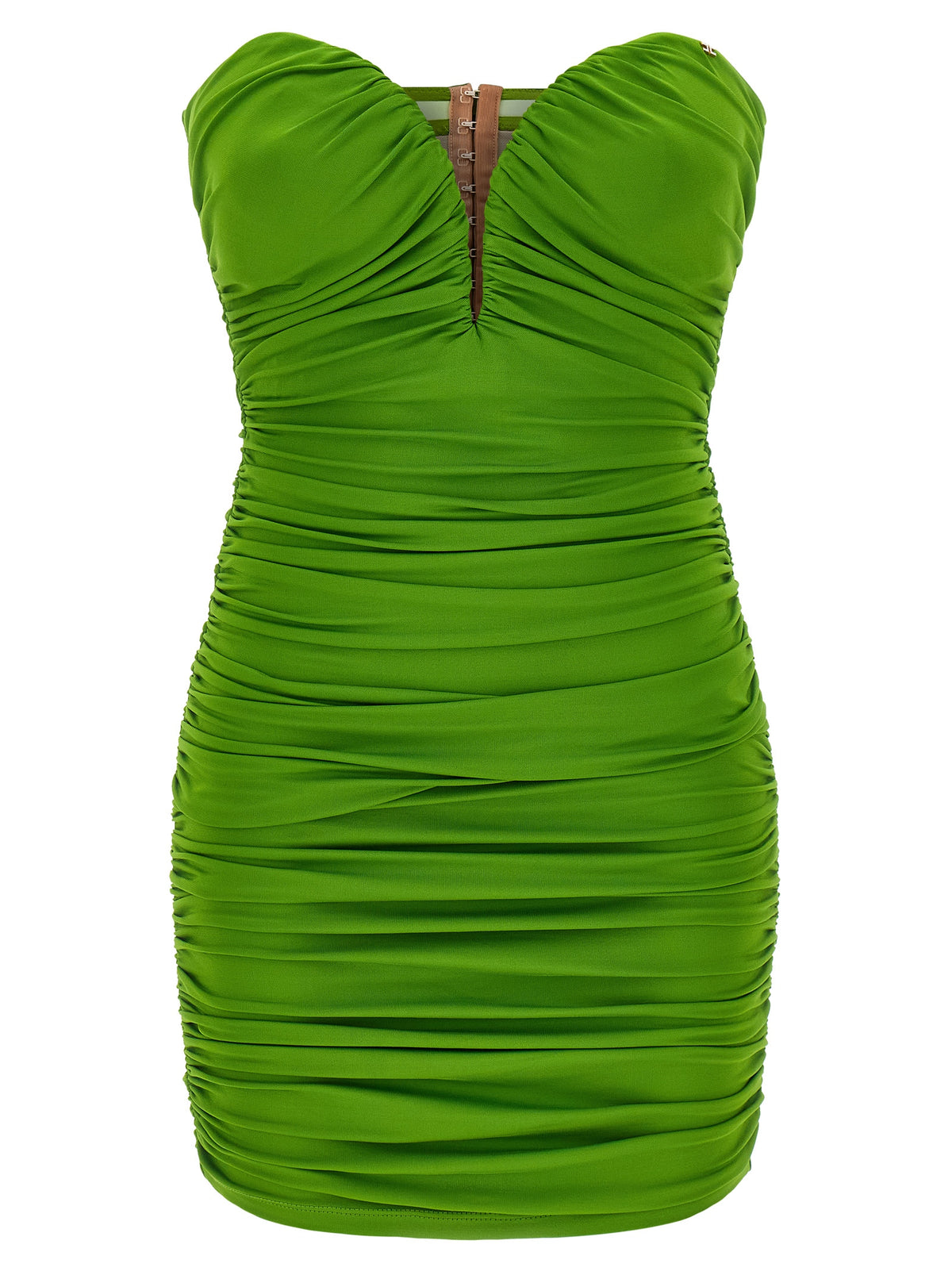 Elisabetta Franchi Bicolor Viscose Short Dress