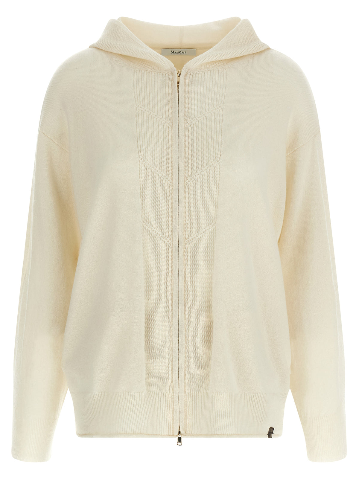 Max Mara White Cashmere Cardigan