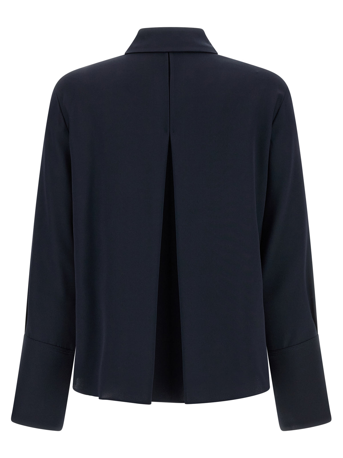 Max Mara Blue Silk Blouse