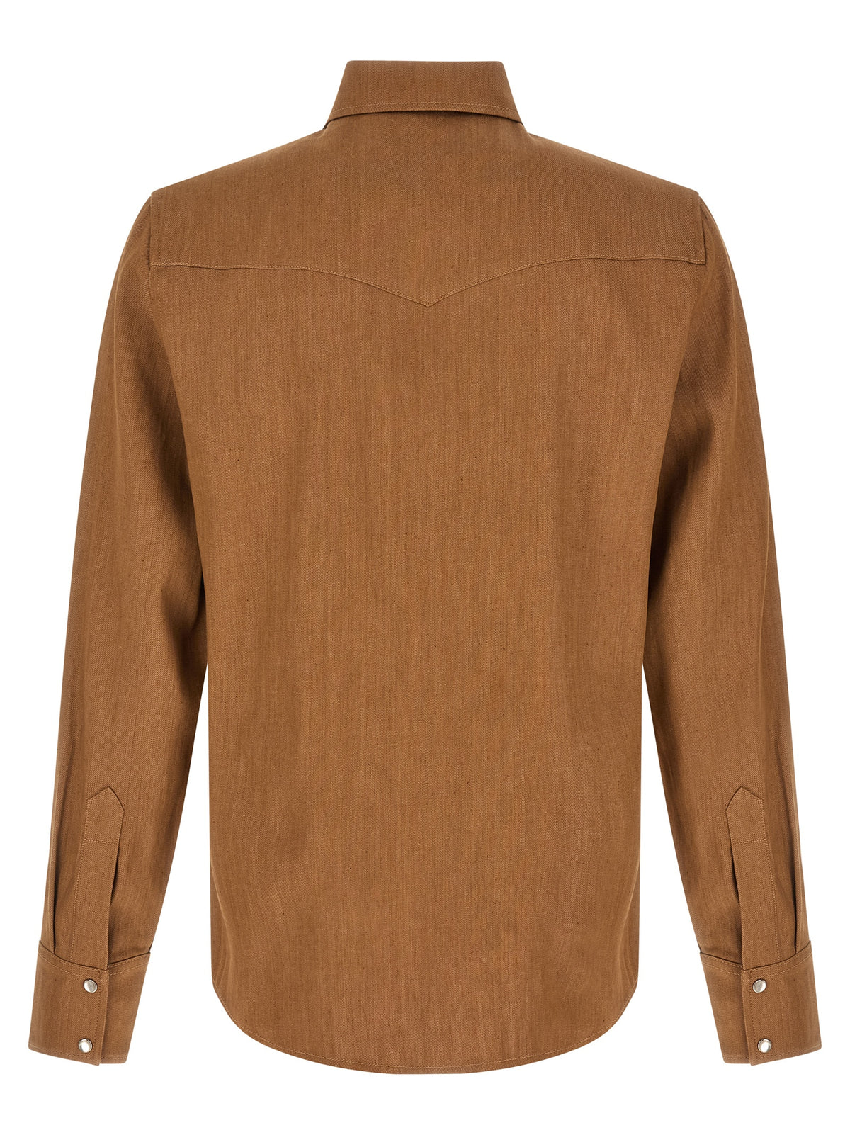 A.P.C. Brown Cotton Blouse