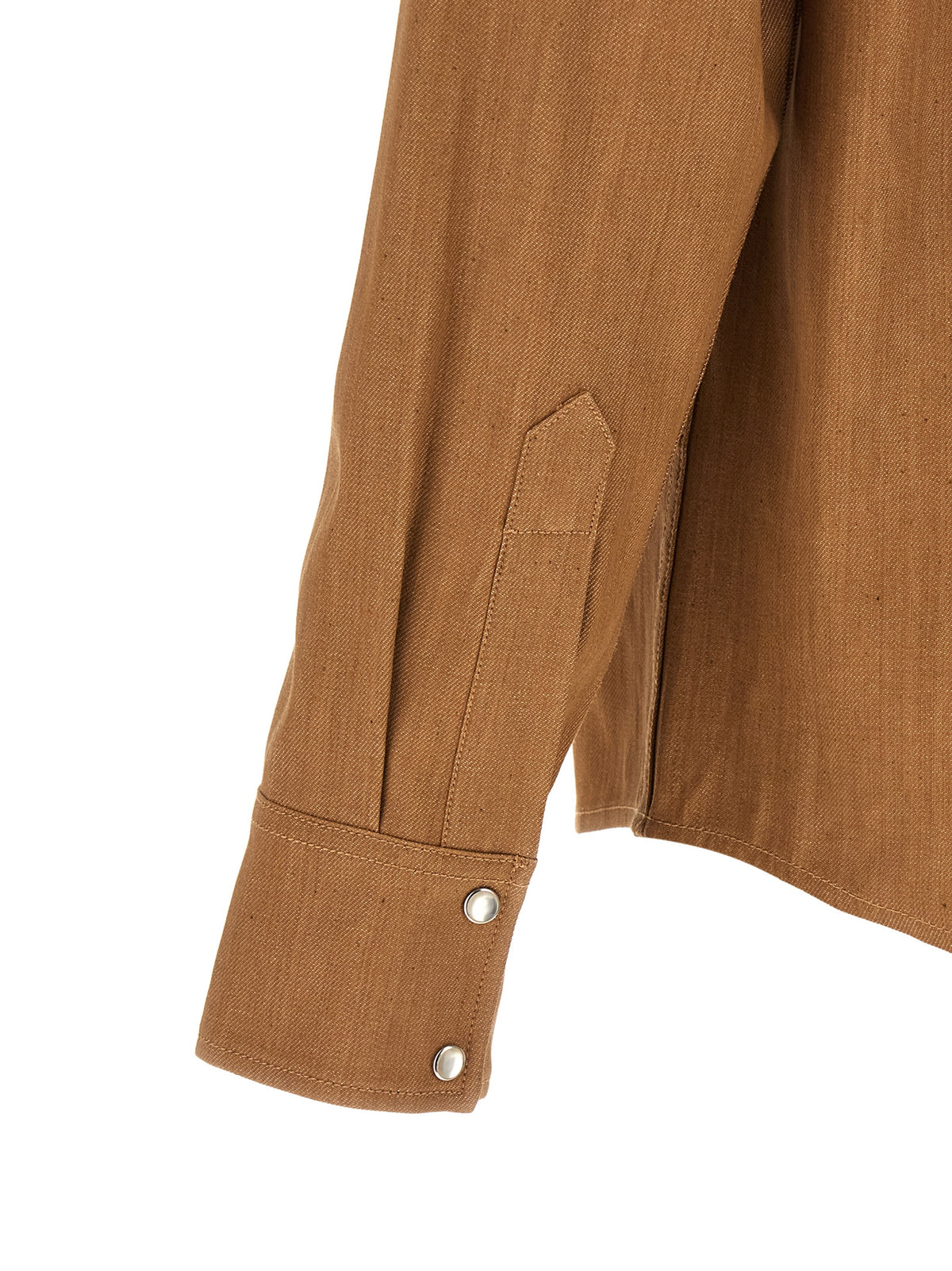A.P.C. Brown Cotton Blouse