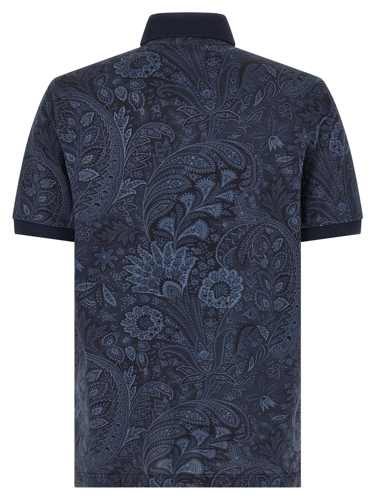 Etro Blue Cotton Polo Shirt