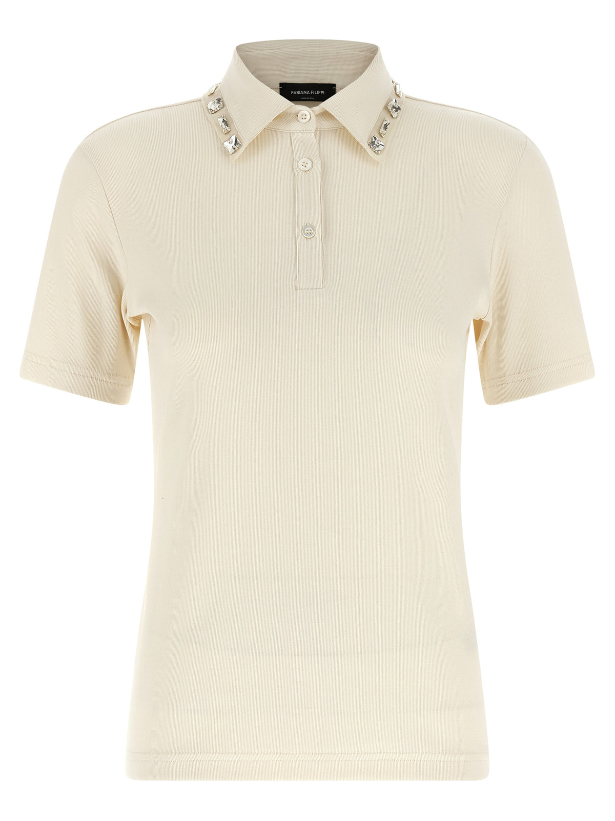Fabiana Filippi Beige Cotton Polo Shirt