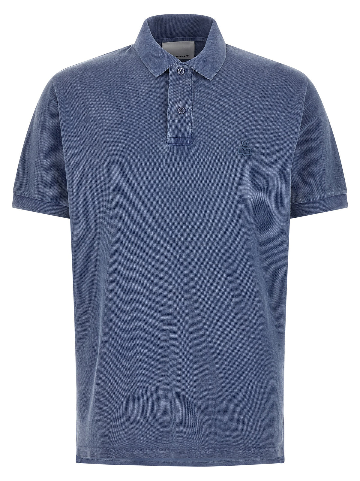 Isabel Marant Blue Cotton Polo Shirt