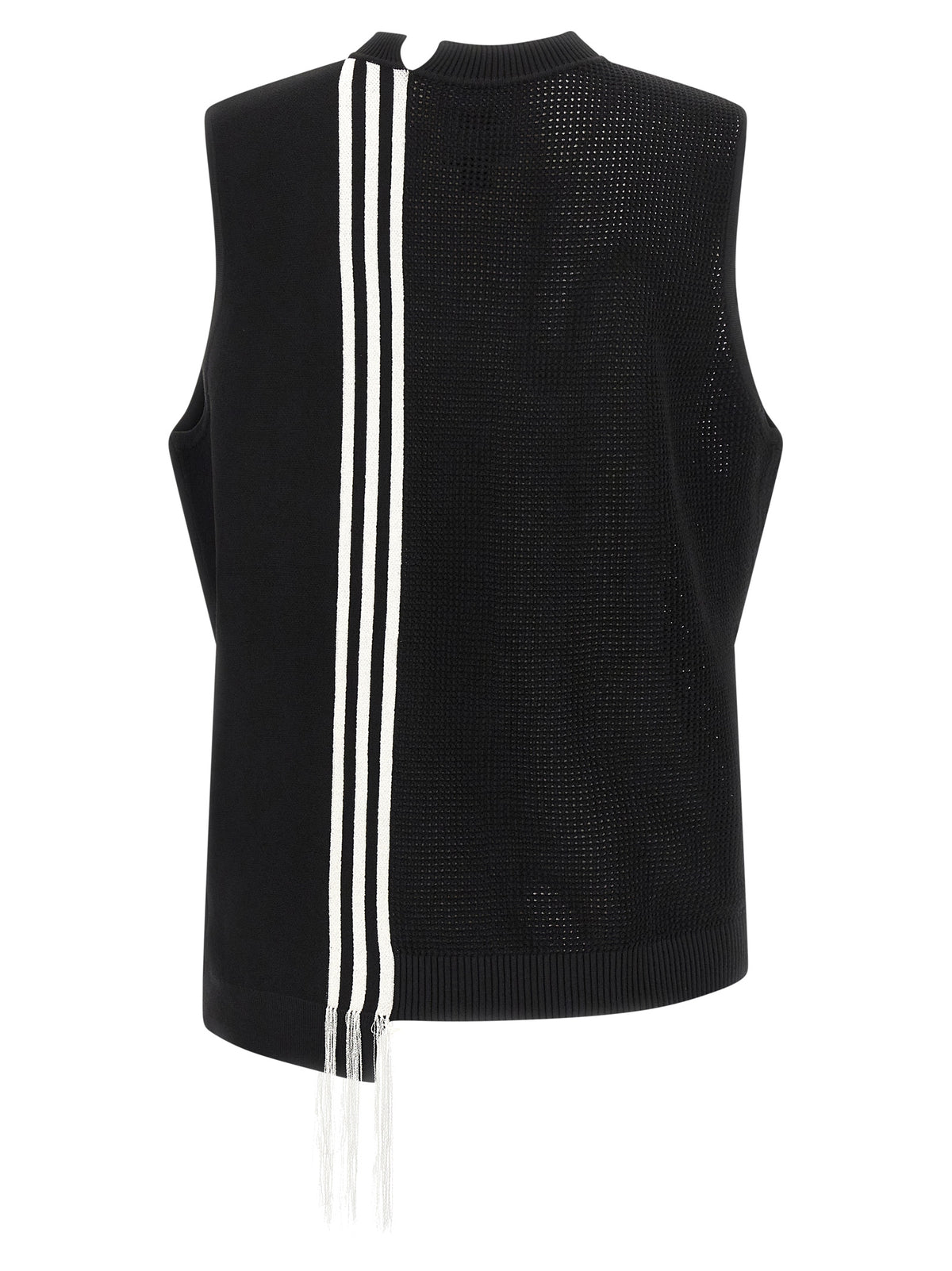 Y-3 Black Rayon Sleeveless Jacket