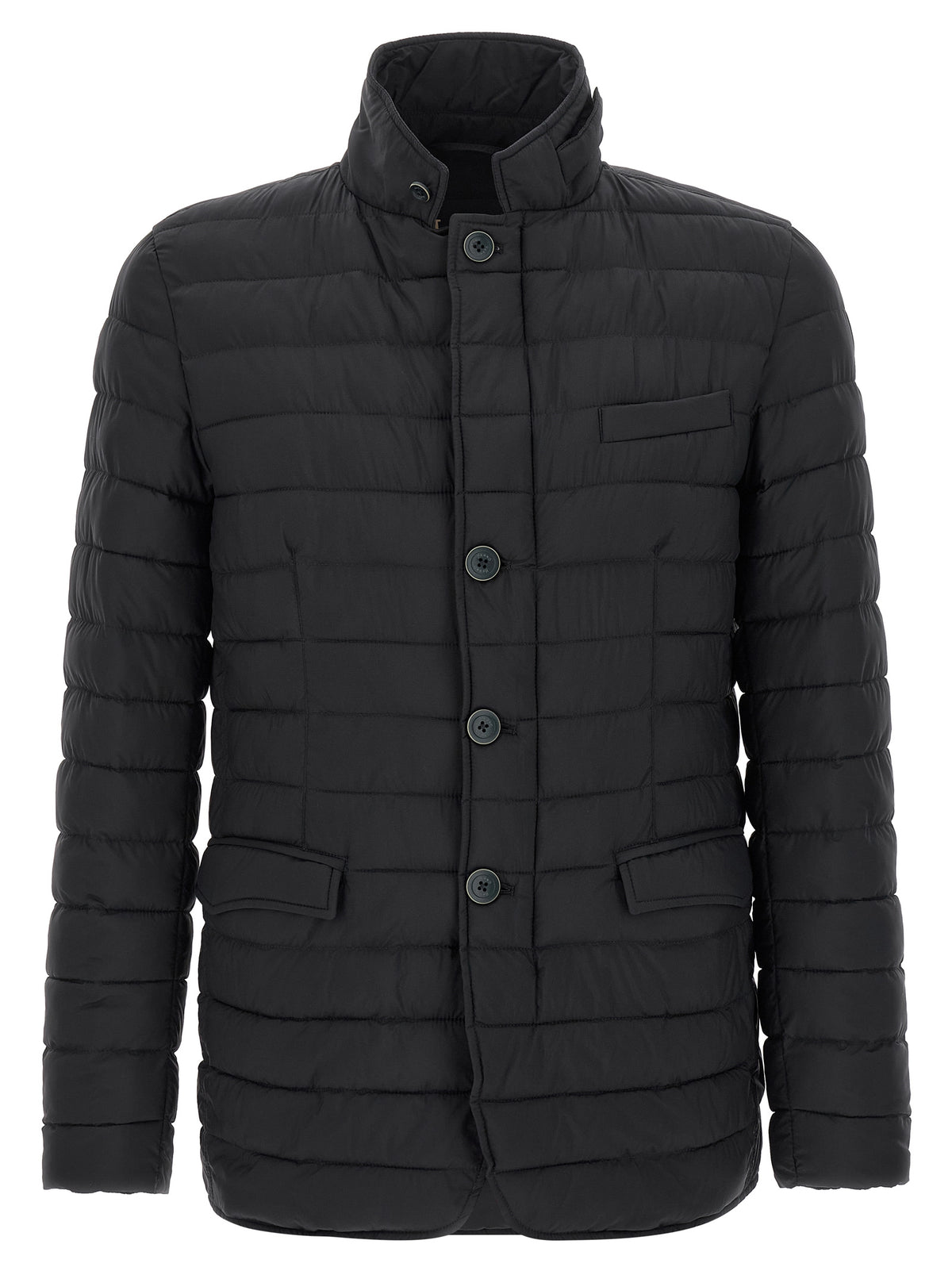 Herno Blue Polyamide Full-Length Jacket