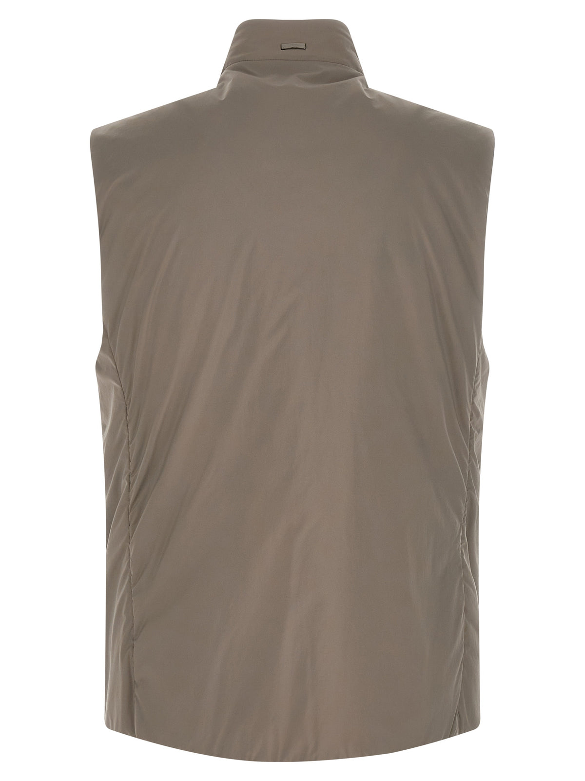 Herno Gray Polyamide Sleeveless Jacket