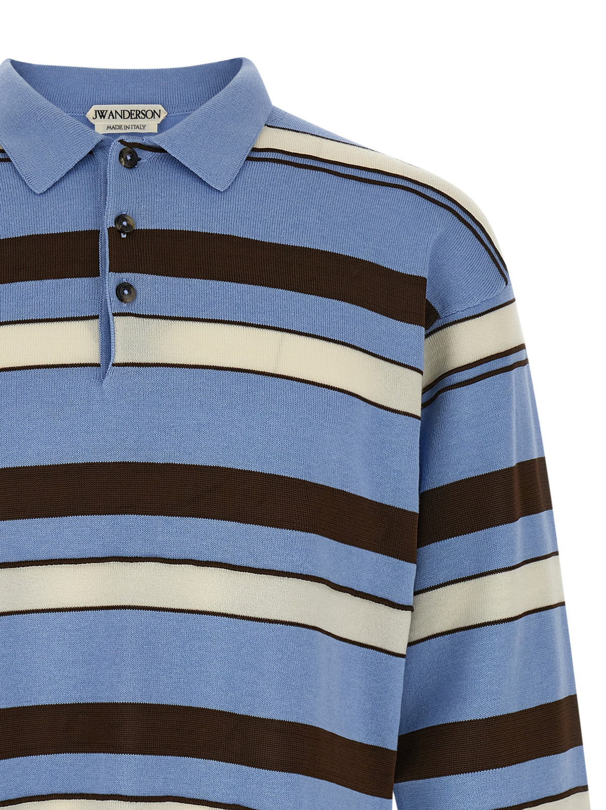 J.W.Anderson Blue Cotton Polo Shirt