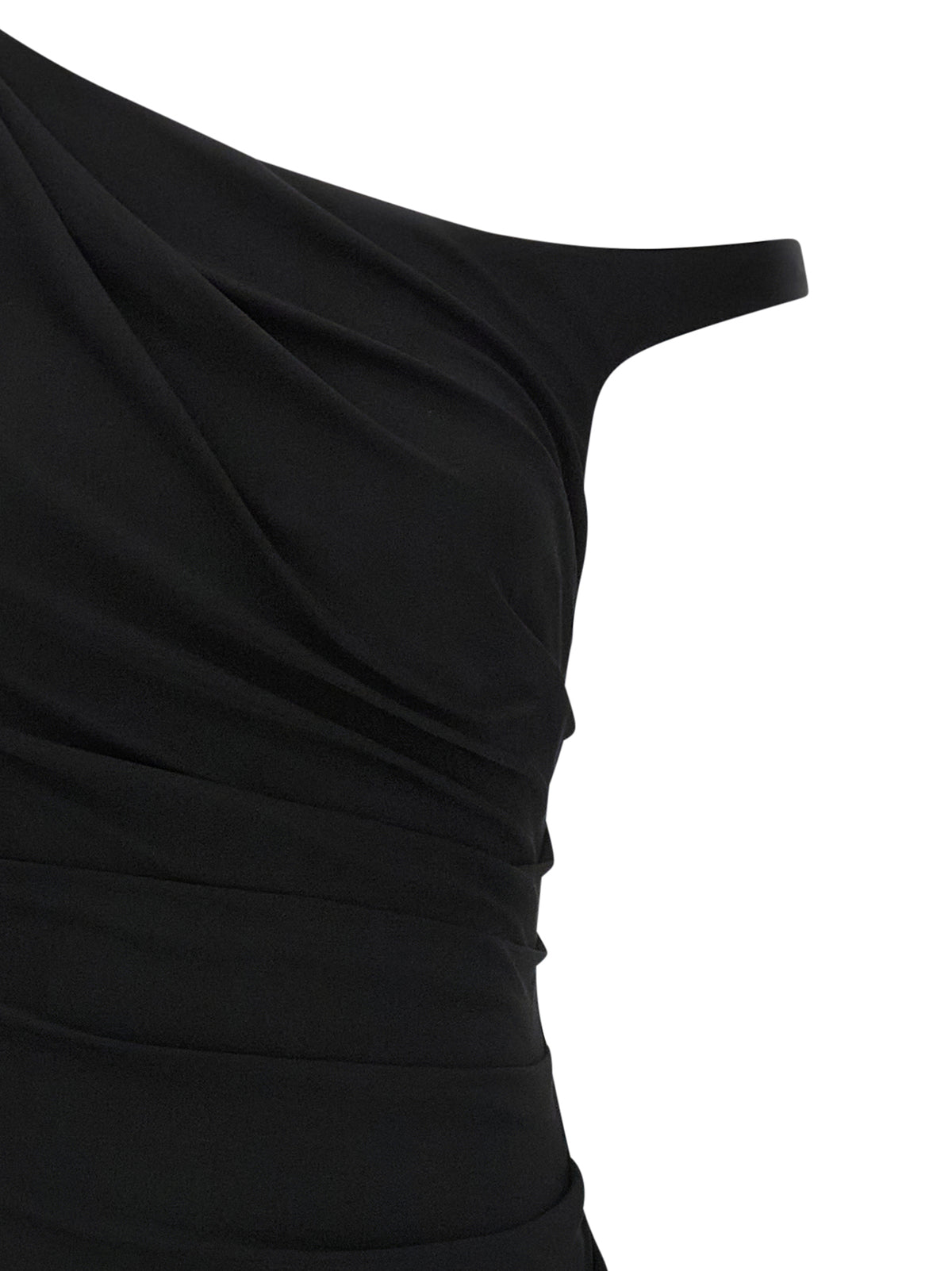 Elisabetta Franchi Black Viscose Midi Dress