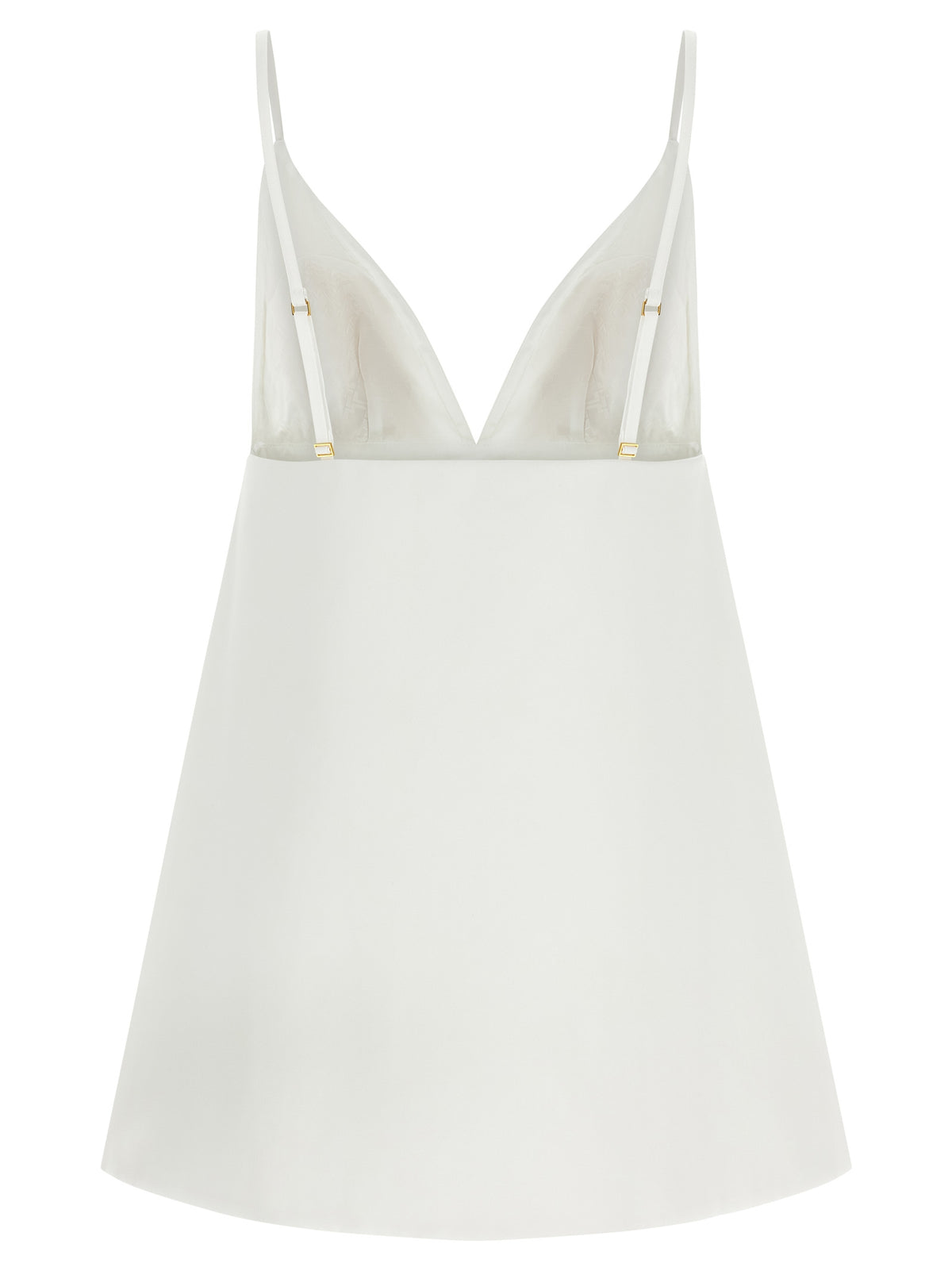 Elisabetta Franchi White Polyester Short Dress
