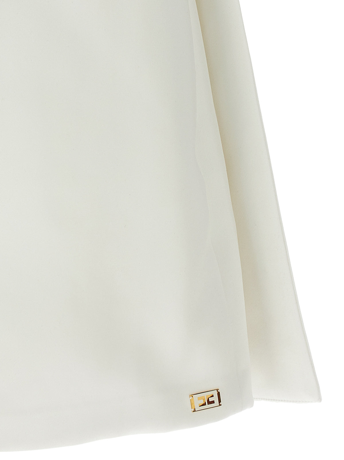 Elisabetta Franchi White Polyester Short Dress