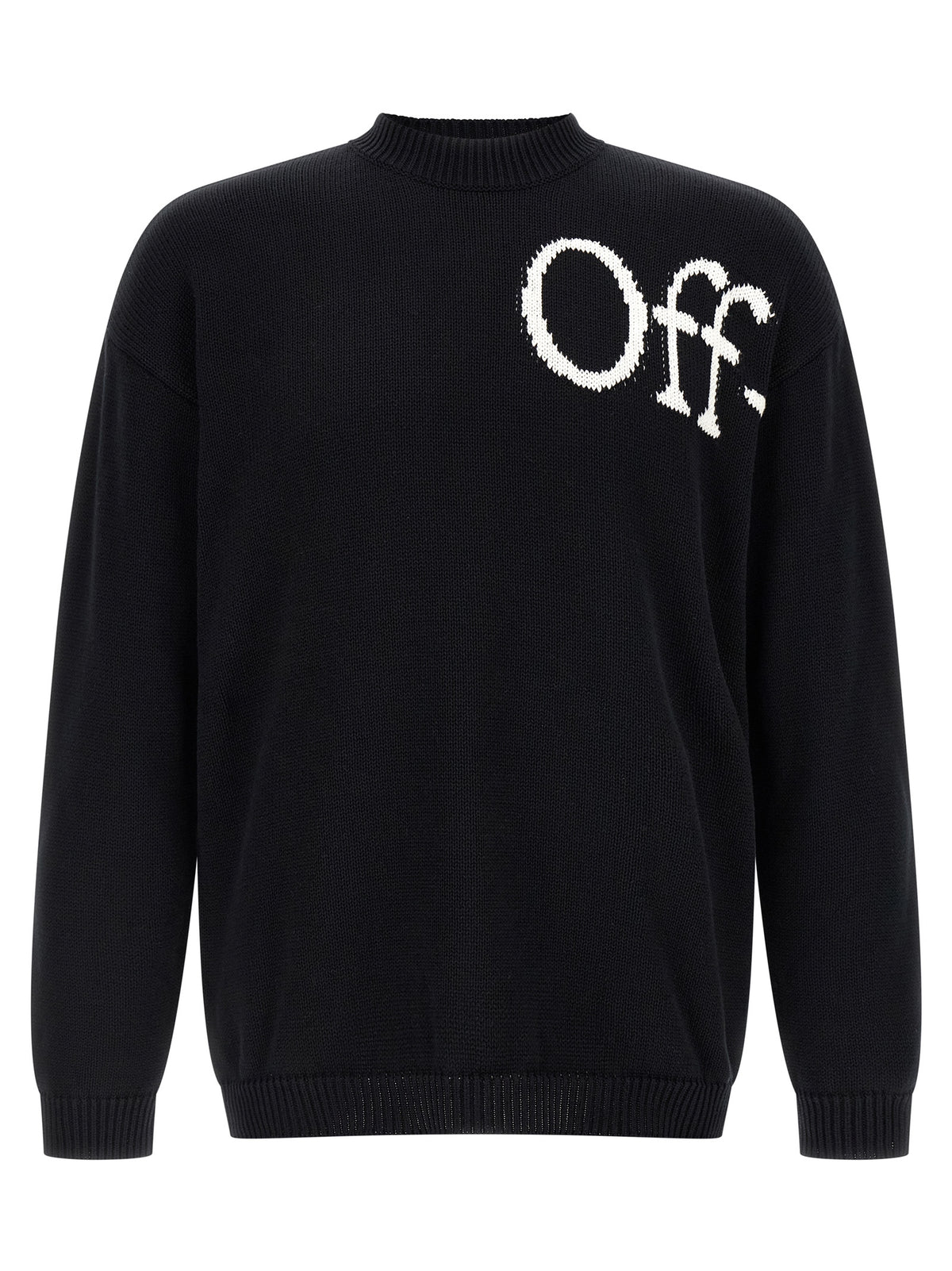 Off-White Bicolor Cotton Cardigan