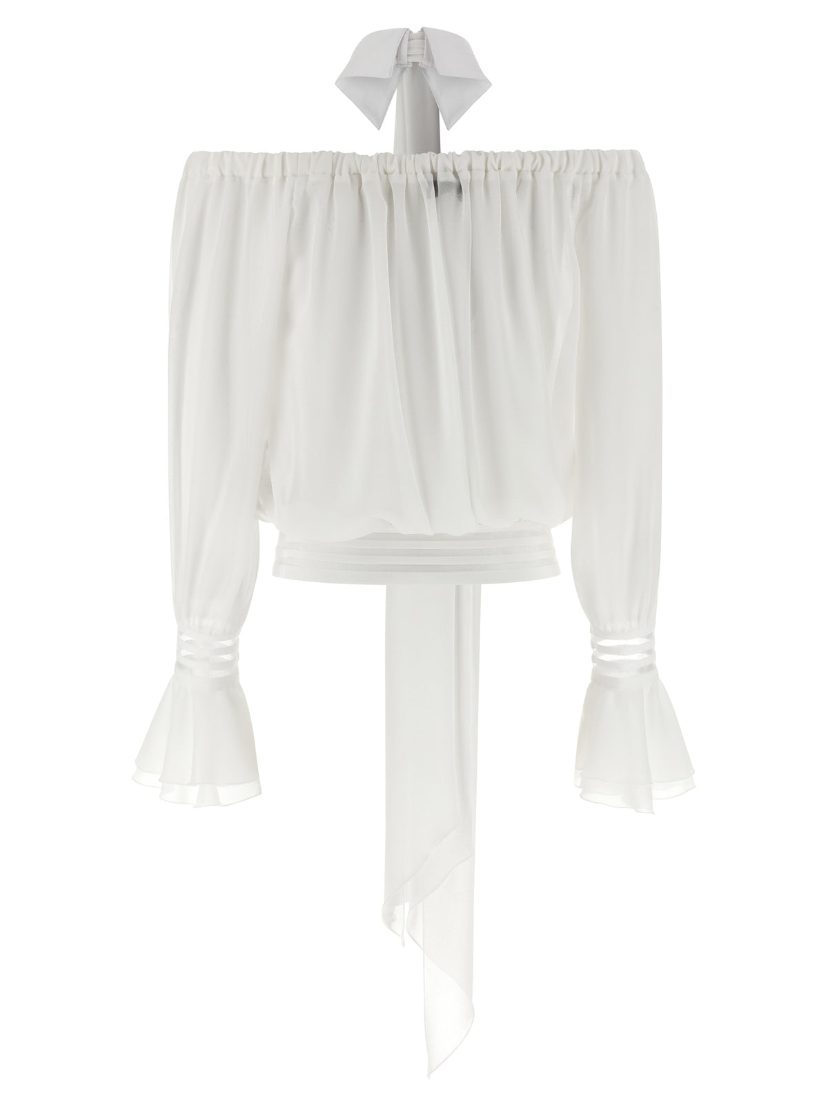 Elisabetta Franchi White Polyester Blouse