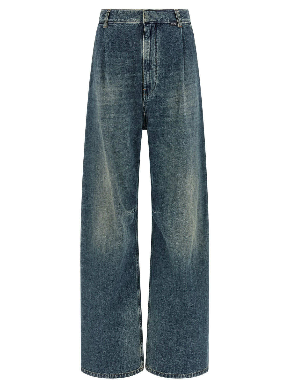 MM6 Maison Margiela Blue Cotton Jeans Denim