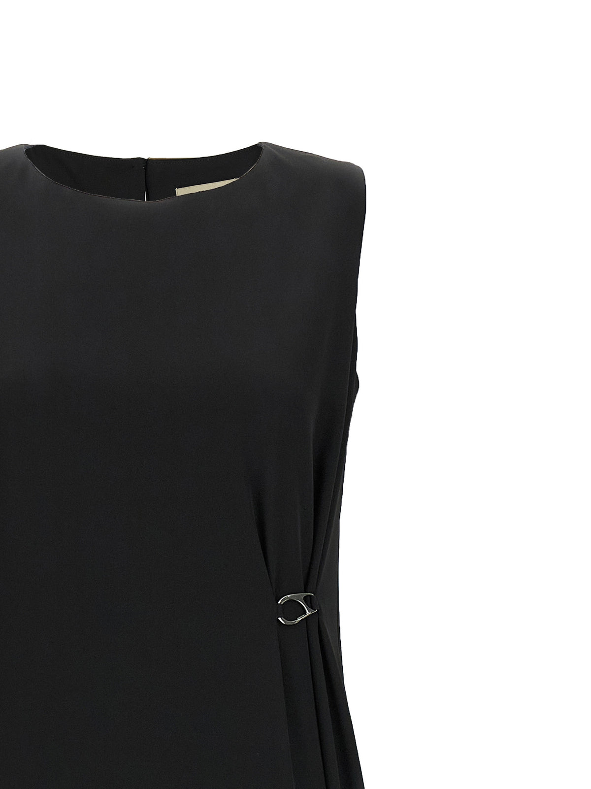 Herno Black Polyester Long Dress