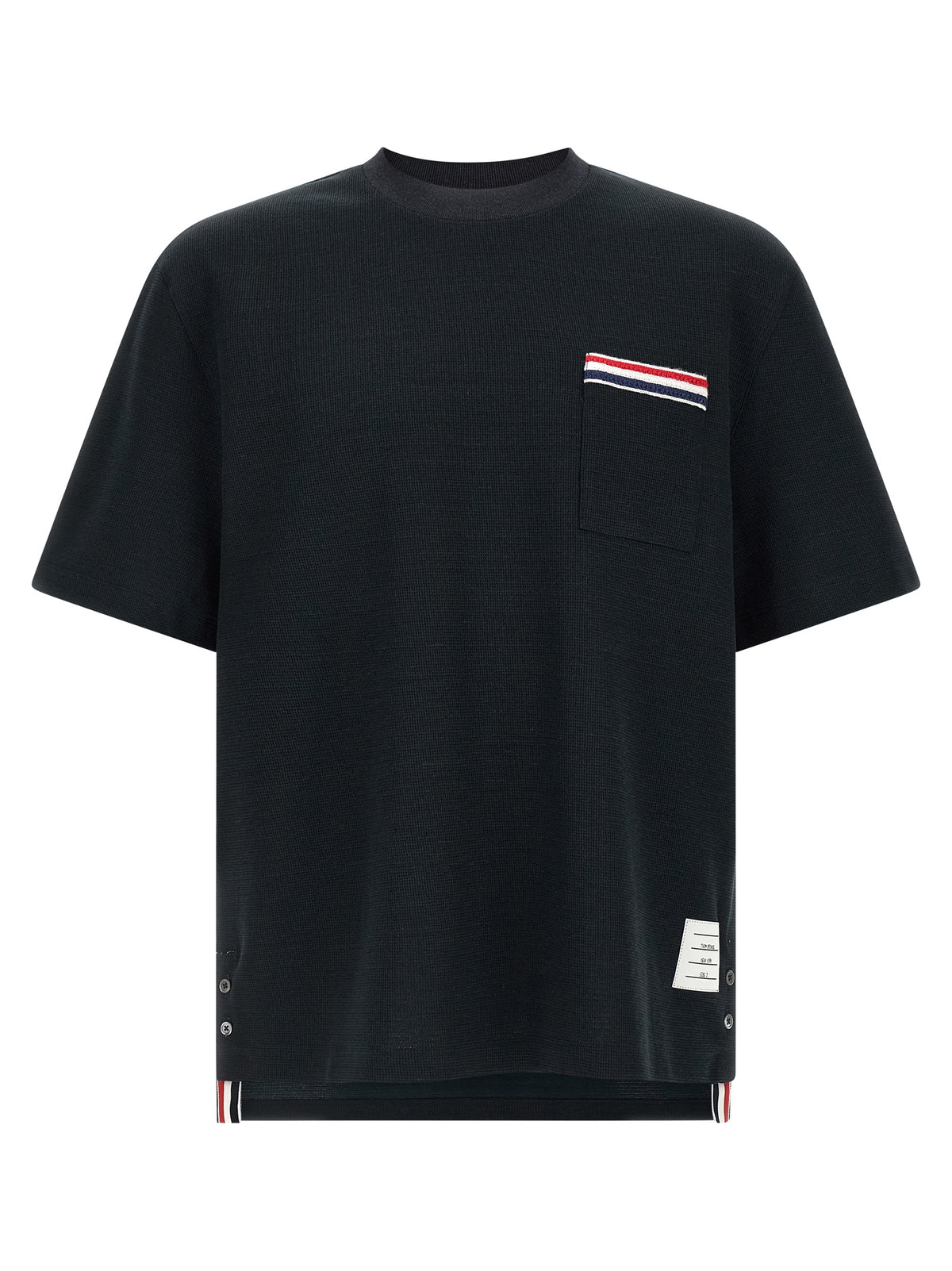 Thom Browne Blue Cotton T-Shirt