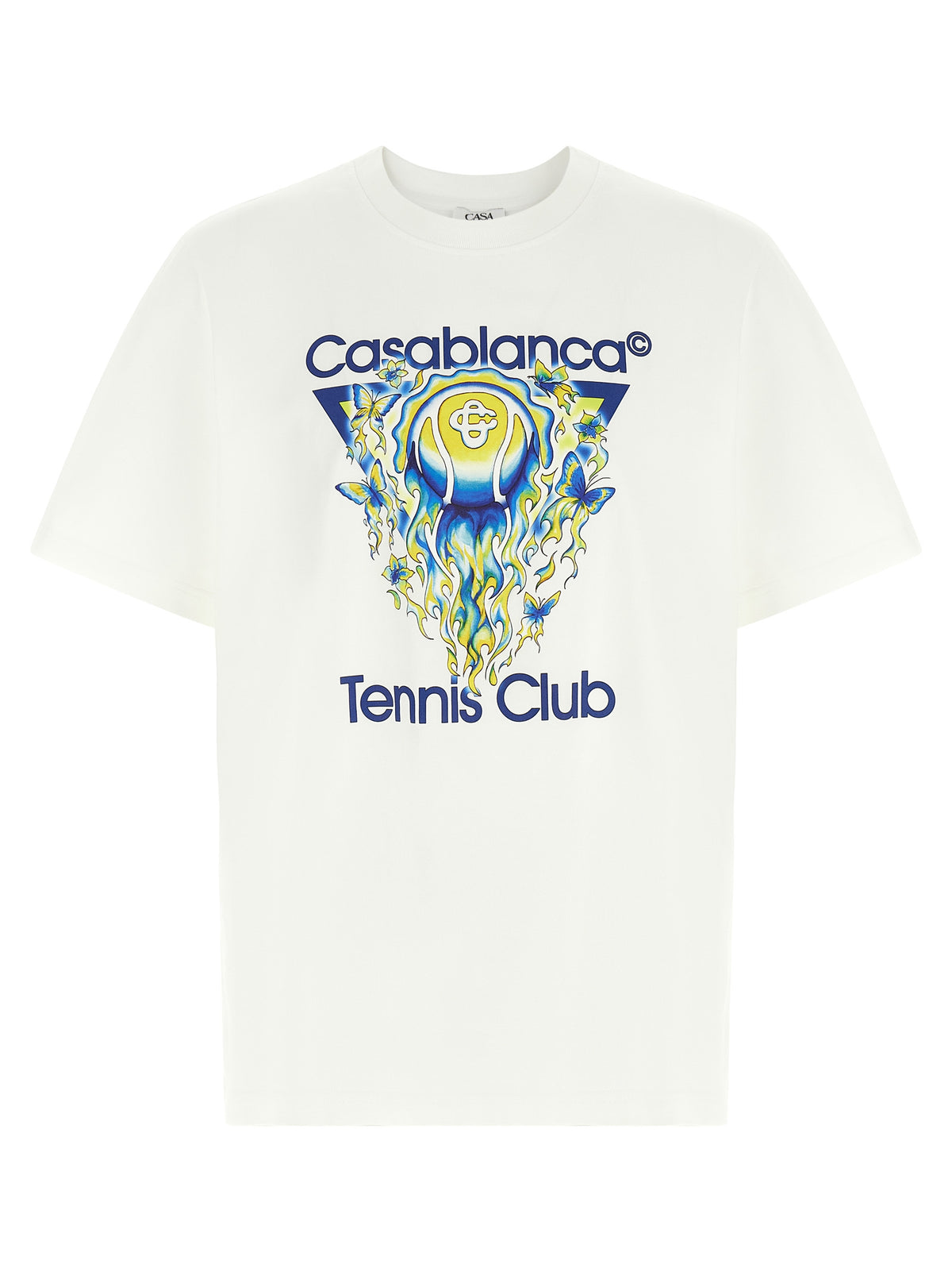 Casablanca White Organic Cotton T-Shirt