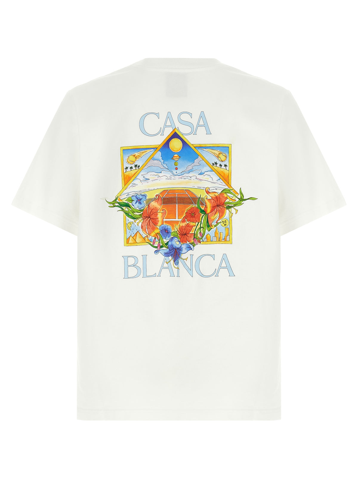 Casablanca White Organic Cotton T-Shirt