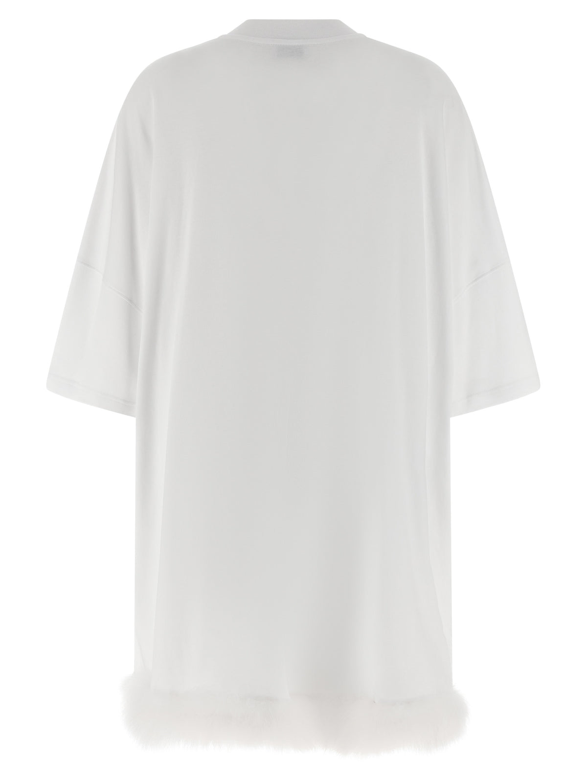 Moschino White Cotton Short Dress
