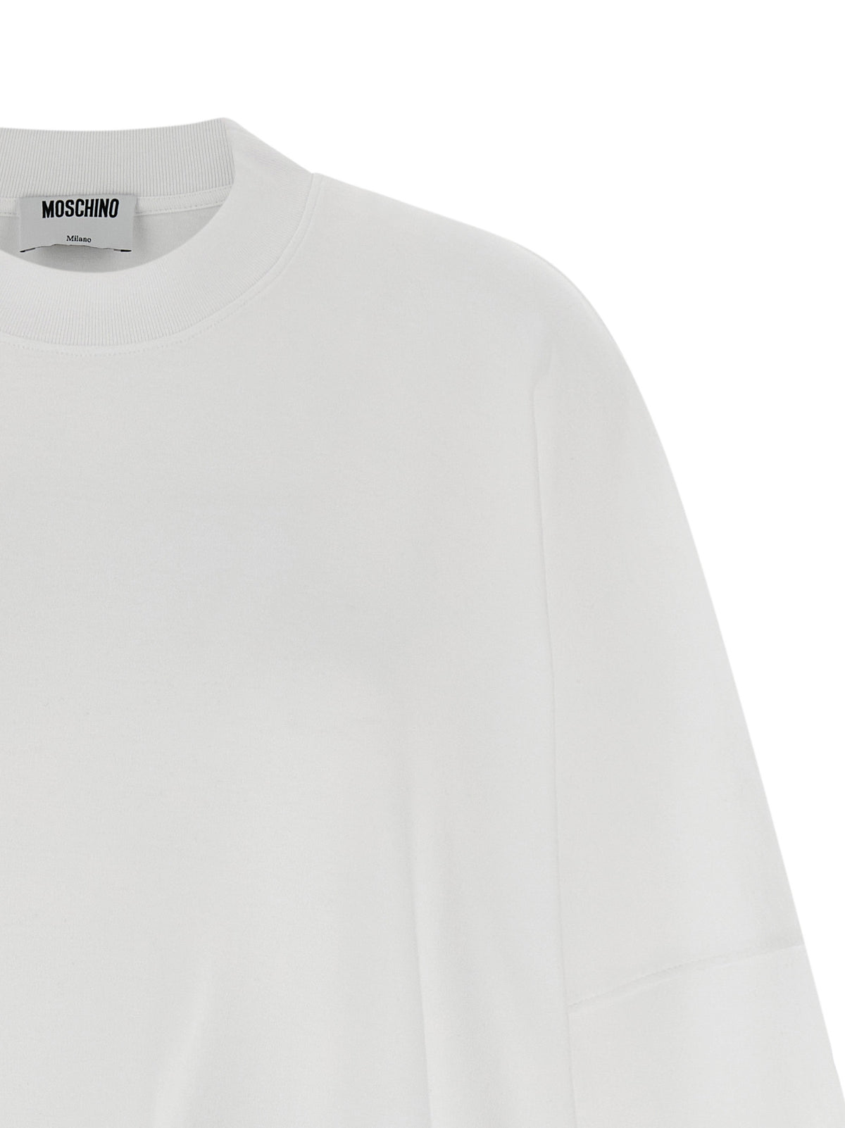 Moschino White Cotton Short Dress
