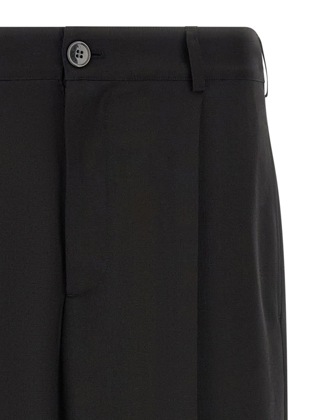 Marni Black Virgin Wool Casual Pants
