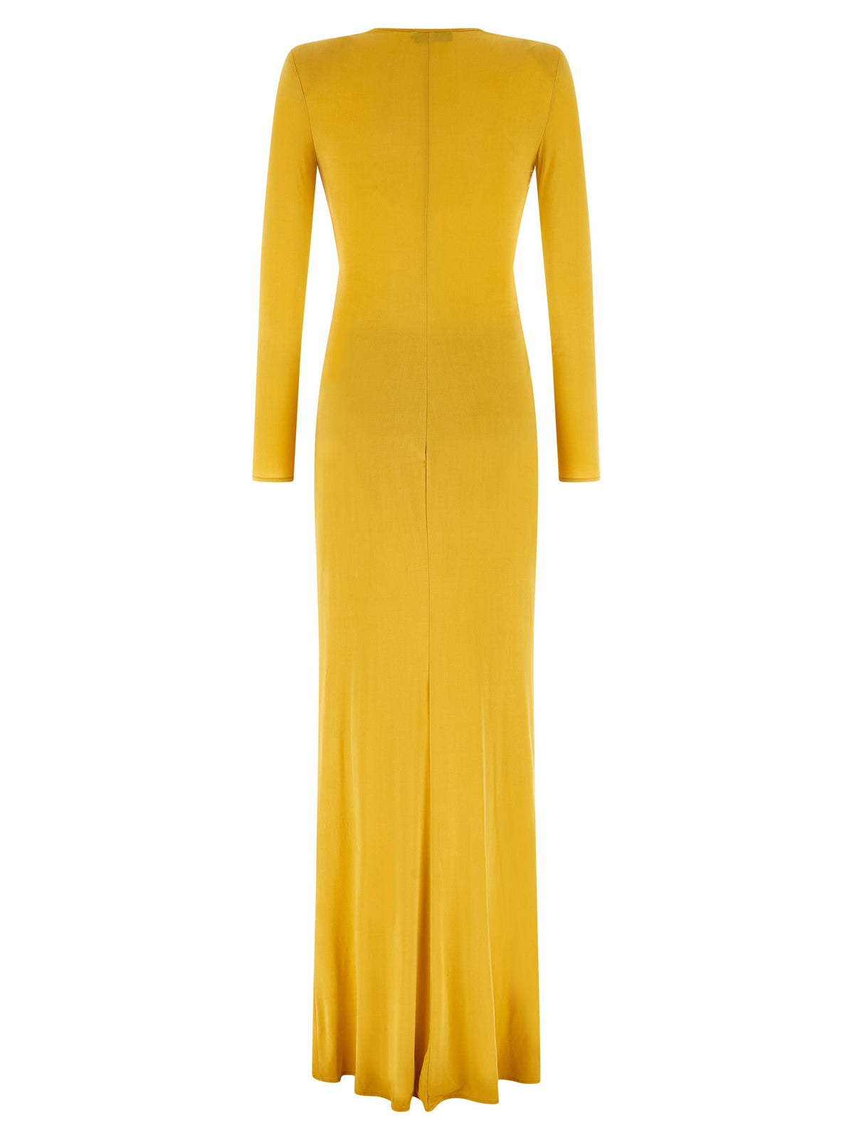 Elisabetta Franchi Bicolor Copper Long Dress