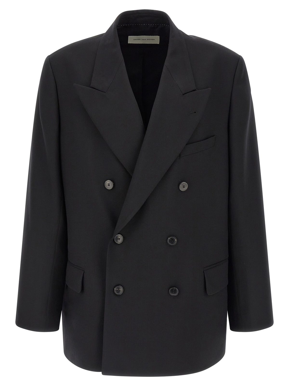 Dries Van Noten Black Wool Blazer