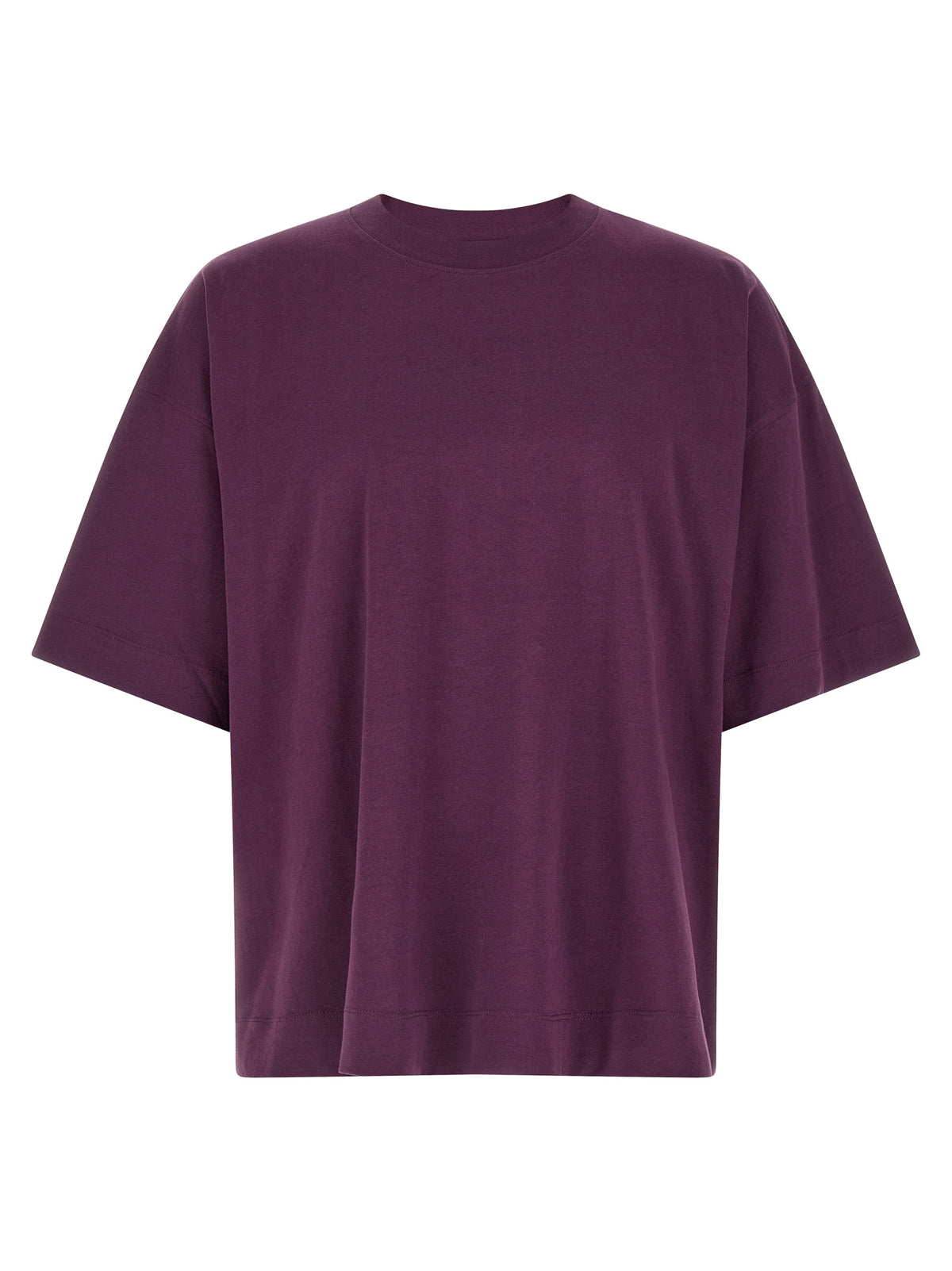 Dries Van Noten Purple Cotton T-Shirt