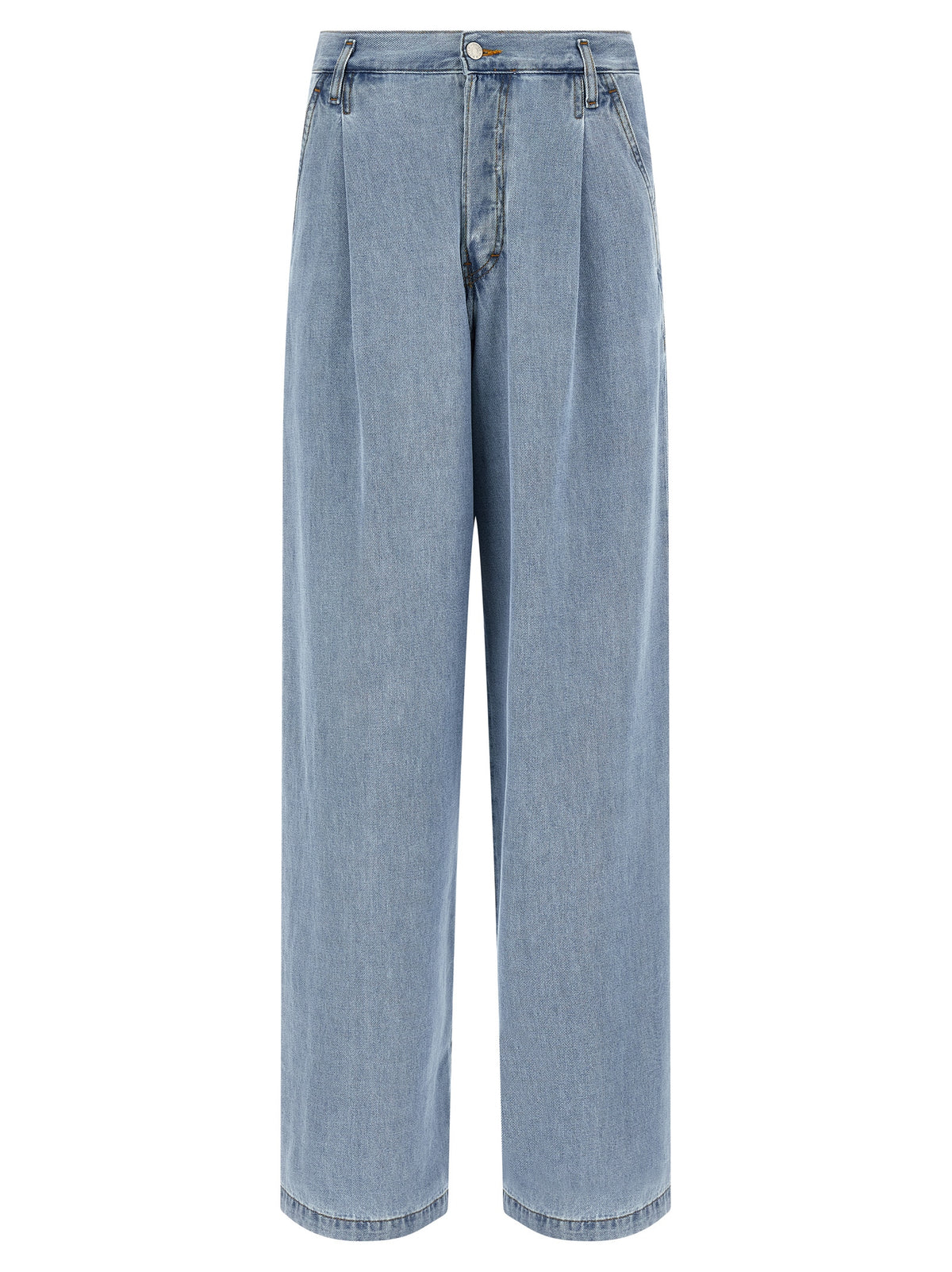 Dries Van Noten Blue Cotton Jeans Denim
