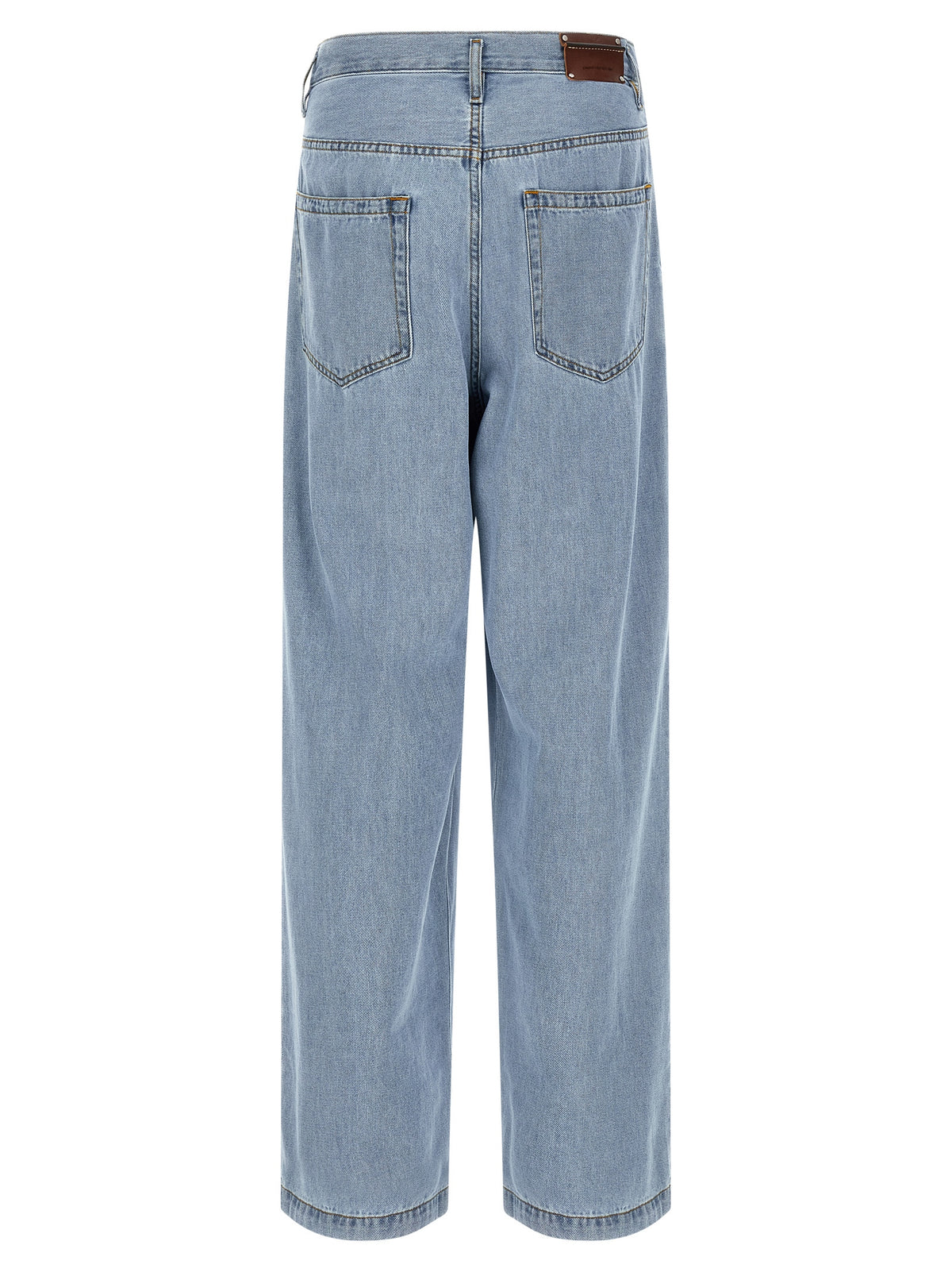 Dries Van Noten Blue Cotton Jeans Denim