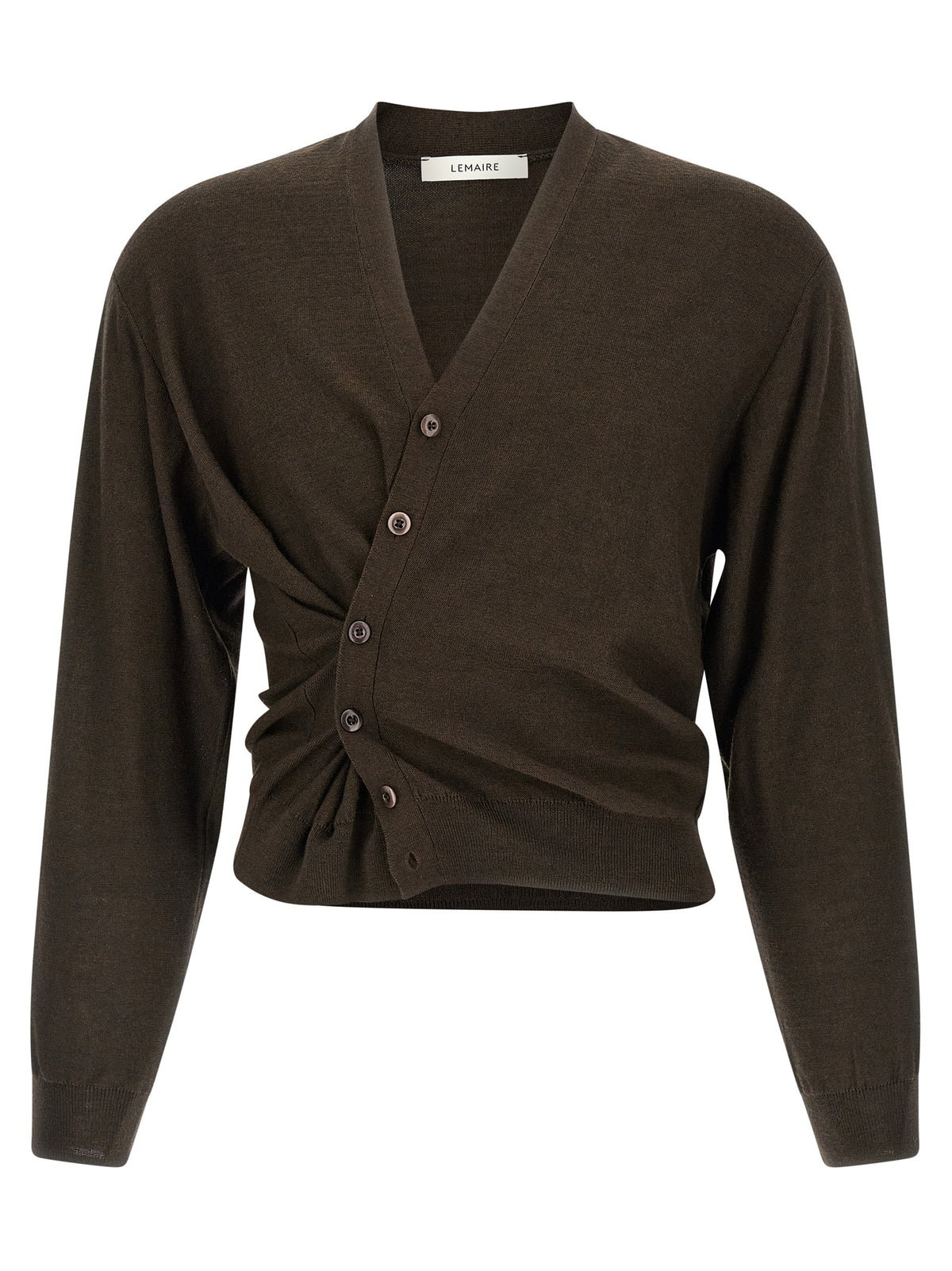 Lemaire Brown Marabou Cardigan