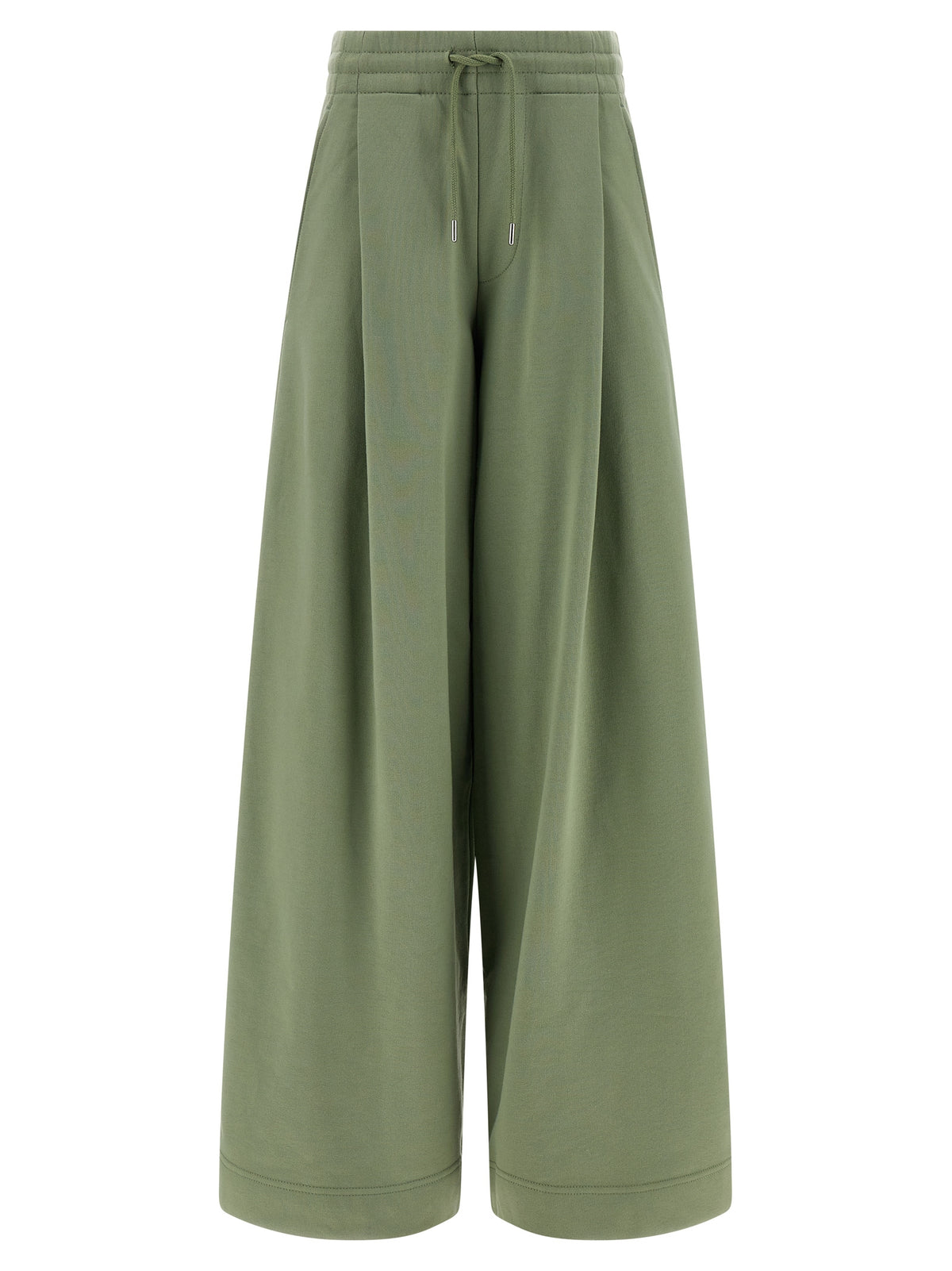 Dries Van Noten Bicolor Cotton Casual Pants
