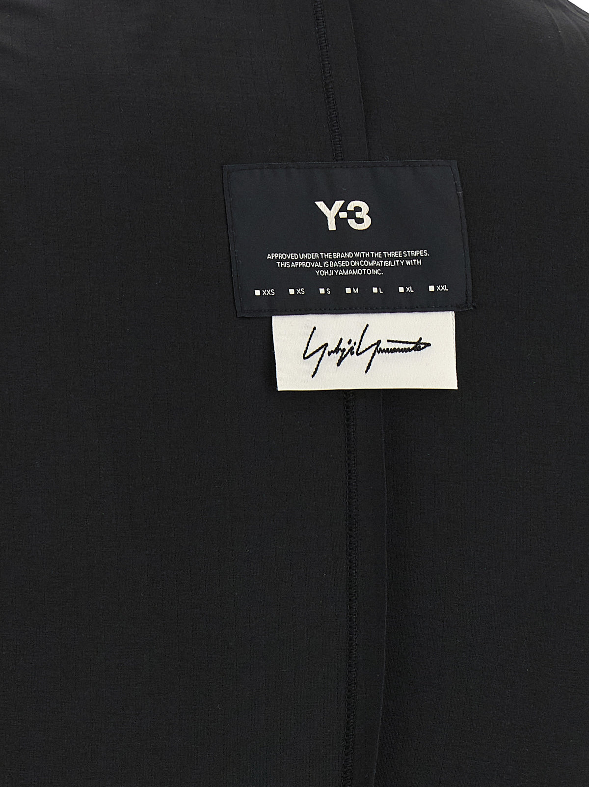 Y-3 Black Polyester Sport Bra