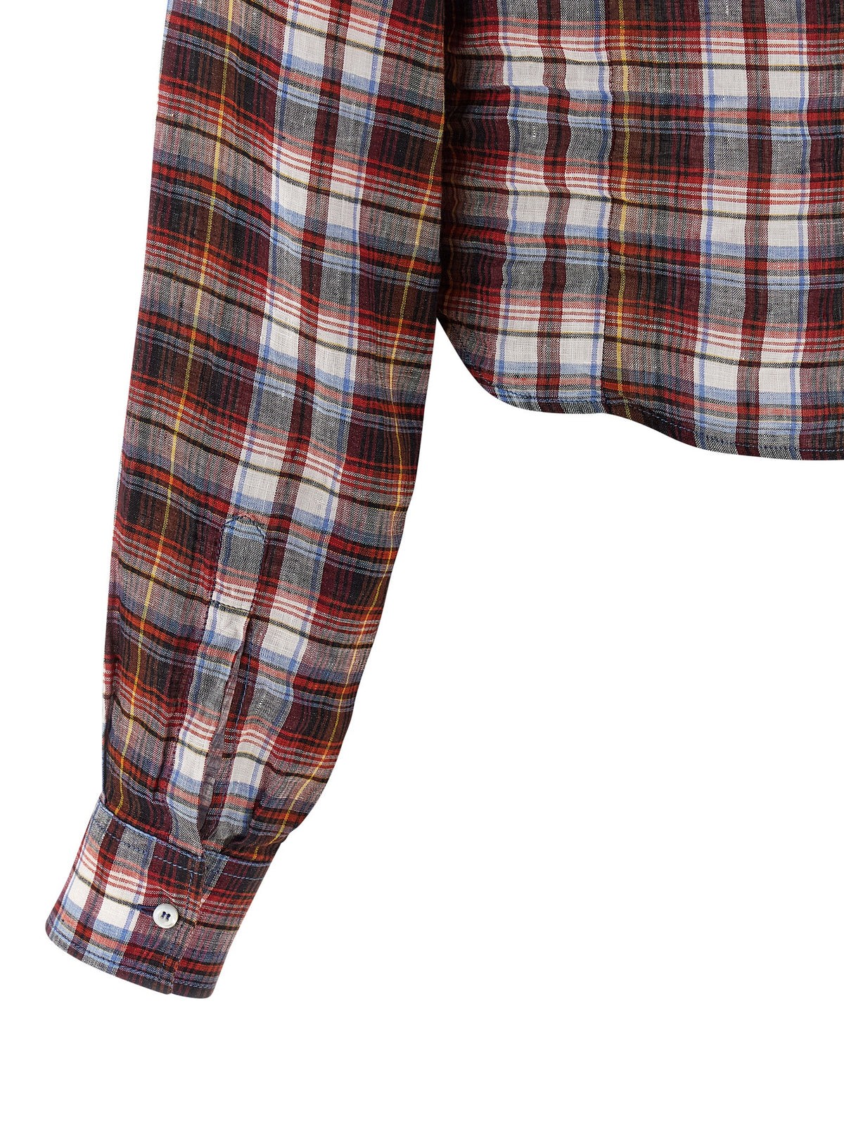 Dsquared² Multicolor Linen Blouse