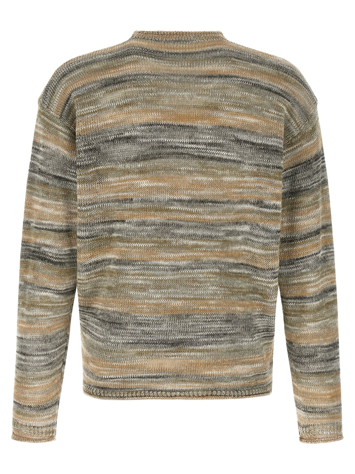 Roberto Collina Gray Linen Cardigan