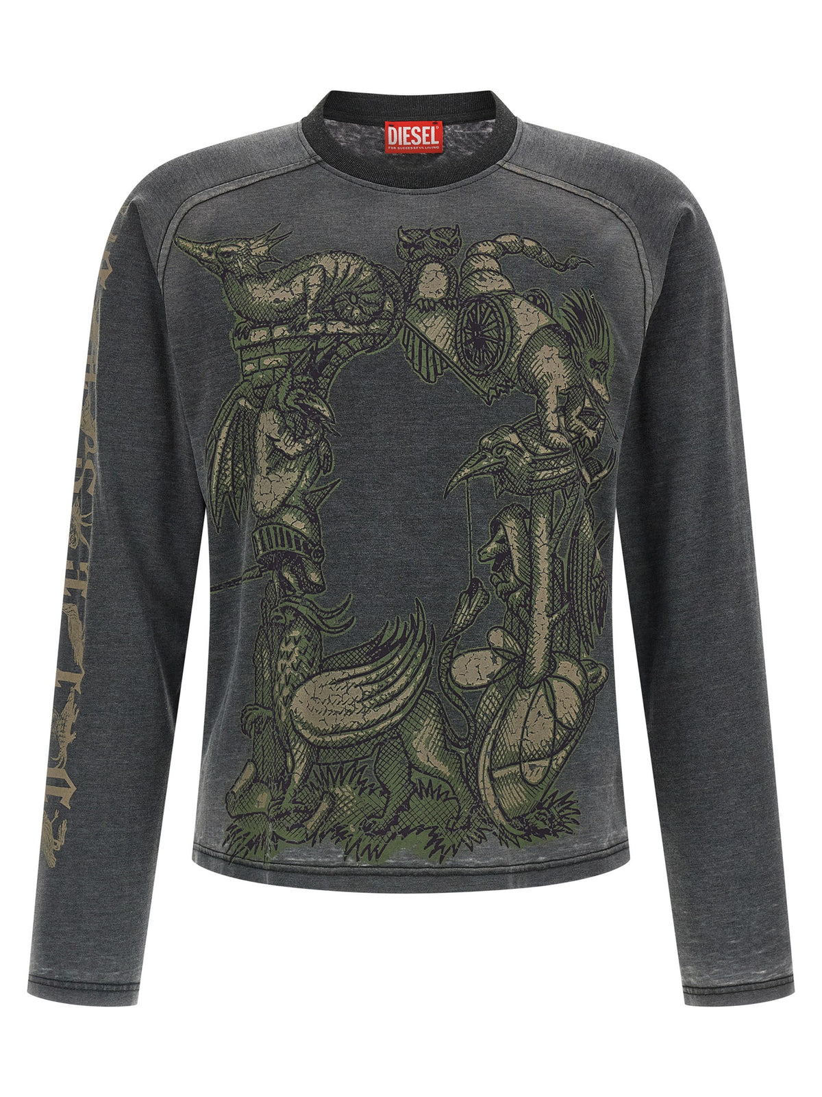 Diesel Gray Cotton Sportswear