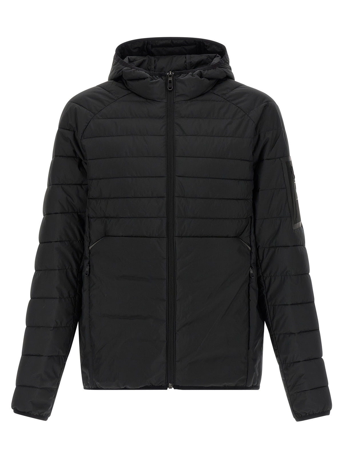 Hugo Boss Black Polyester Full-Length Jacket