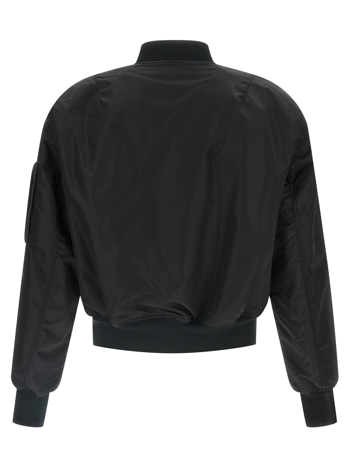 Entire Studios Black Nylon Bomber