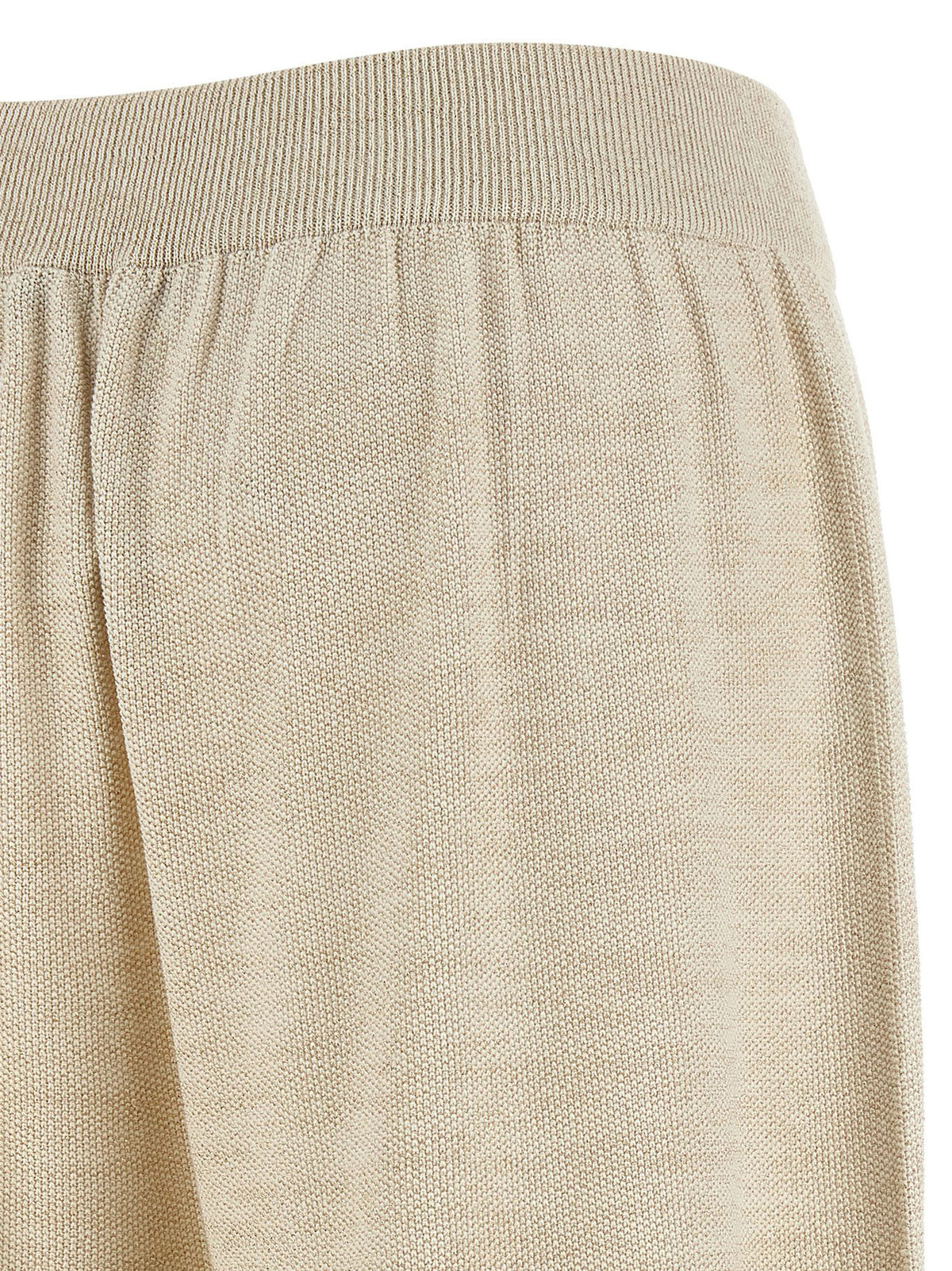 Fabiana Filippi Gold Cotton Casual Pants