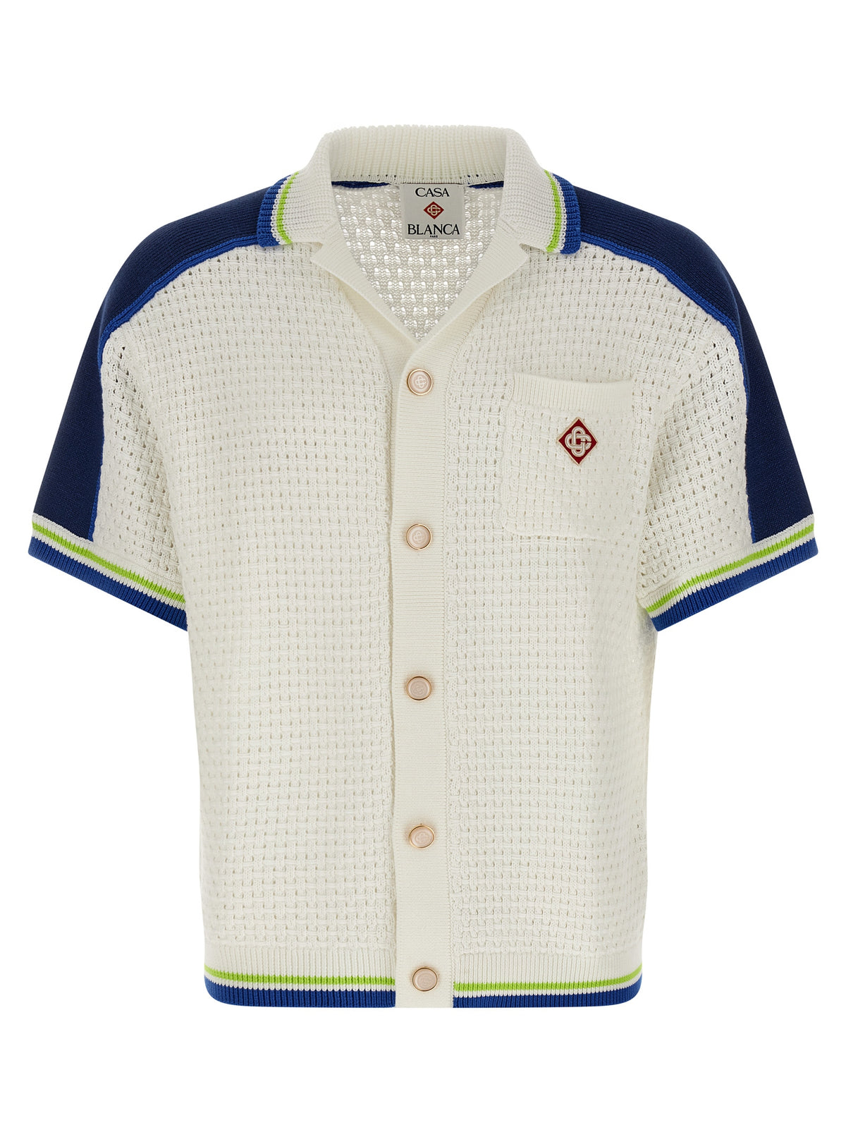 Casablanca White Cotton Blouse