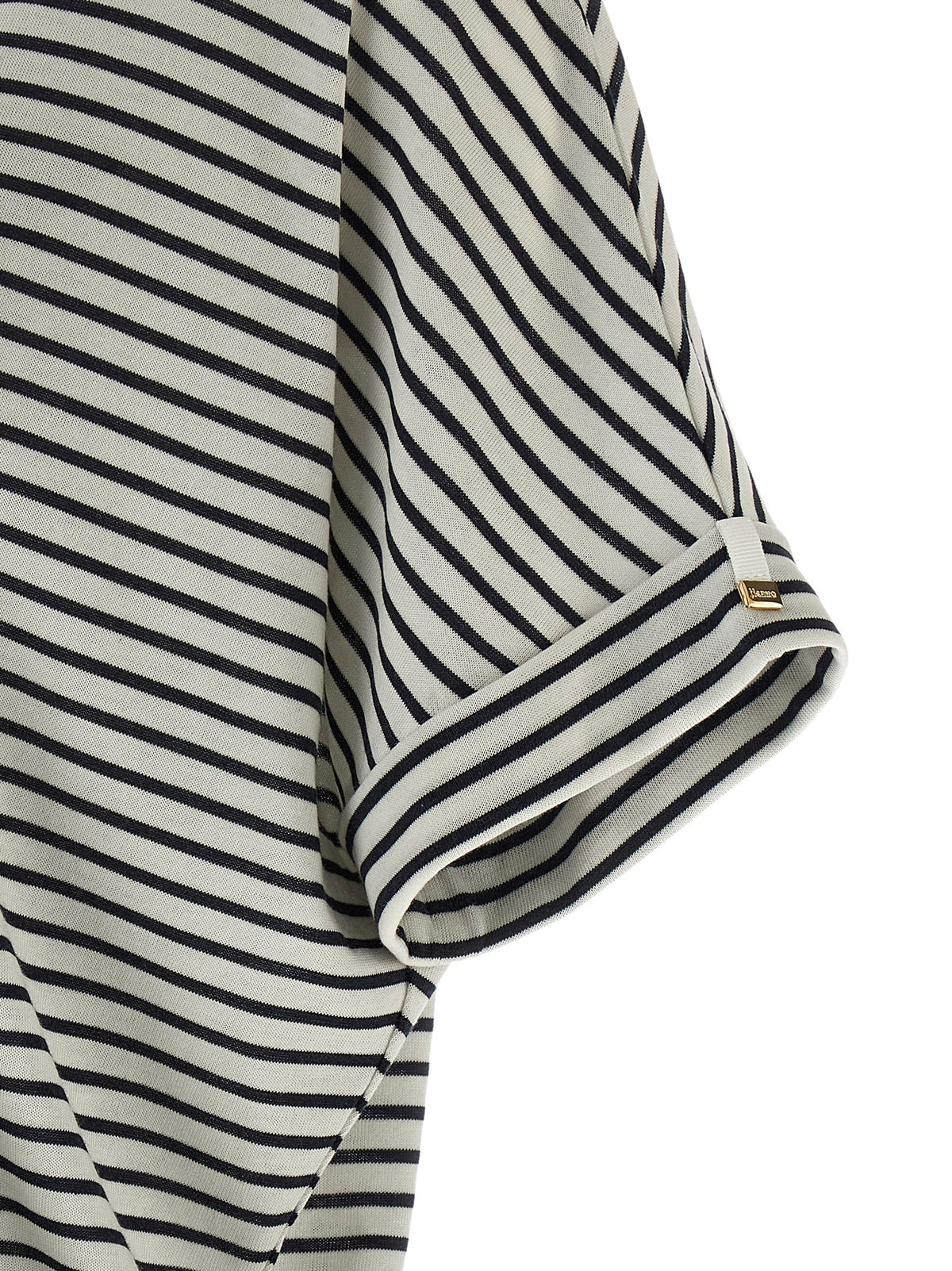 Herno Blue Lyocell T-Shirt