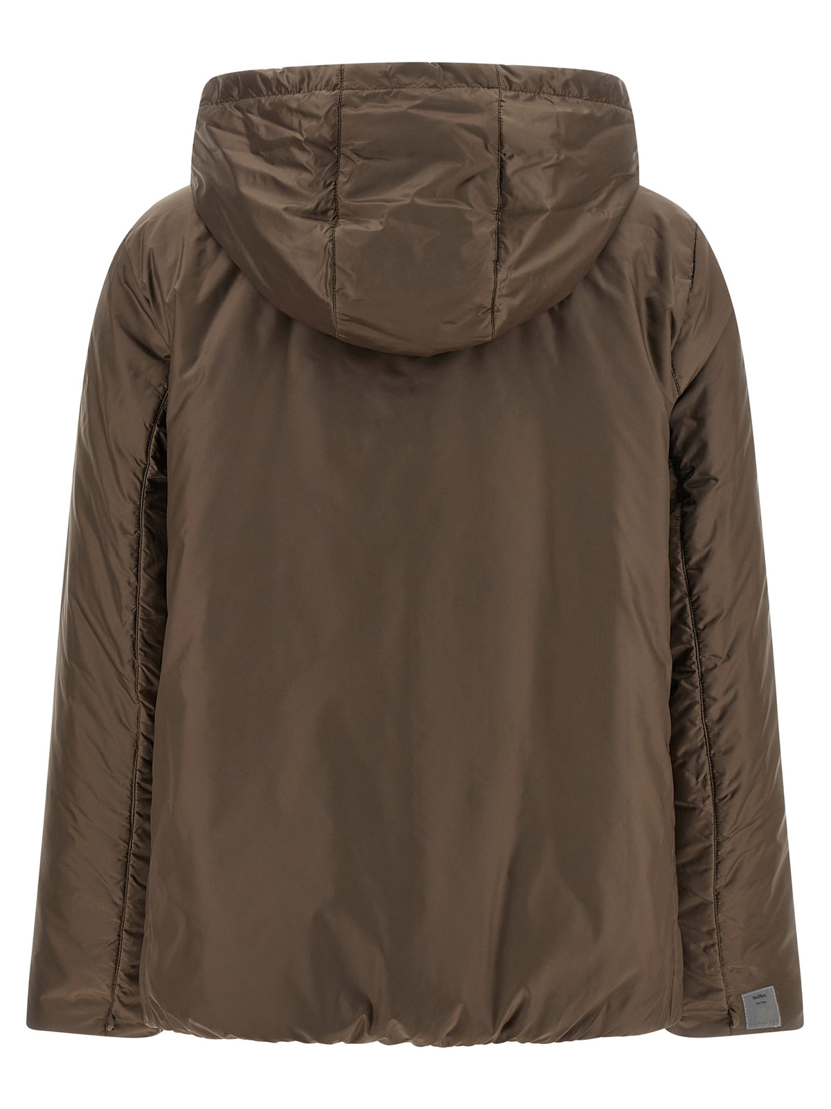 Max Mara Brown Polyester Full-Length Jacket